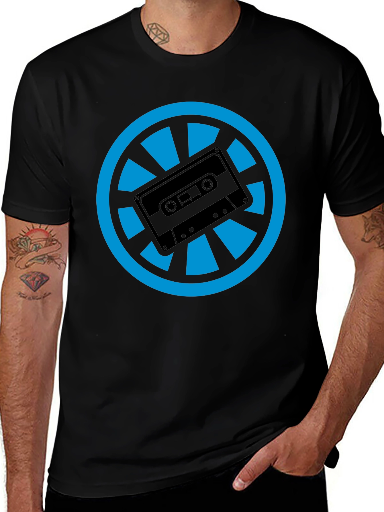 Retro Mixtape Graphic T-Shirt - Cool Casual Wear