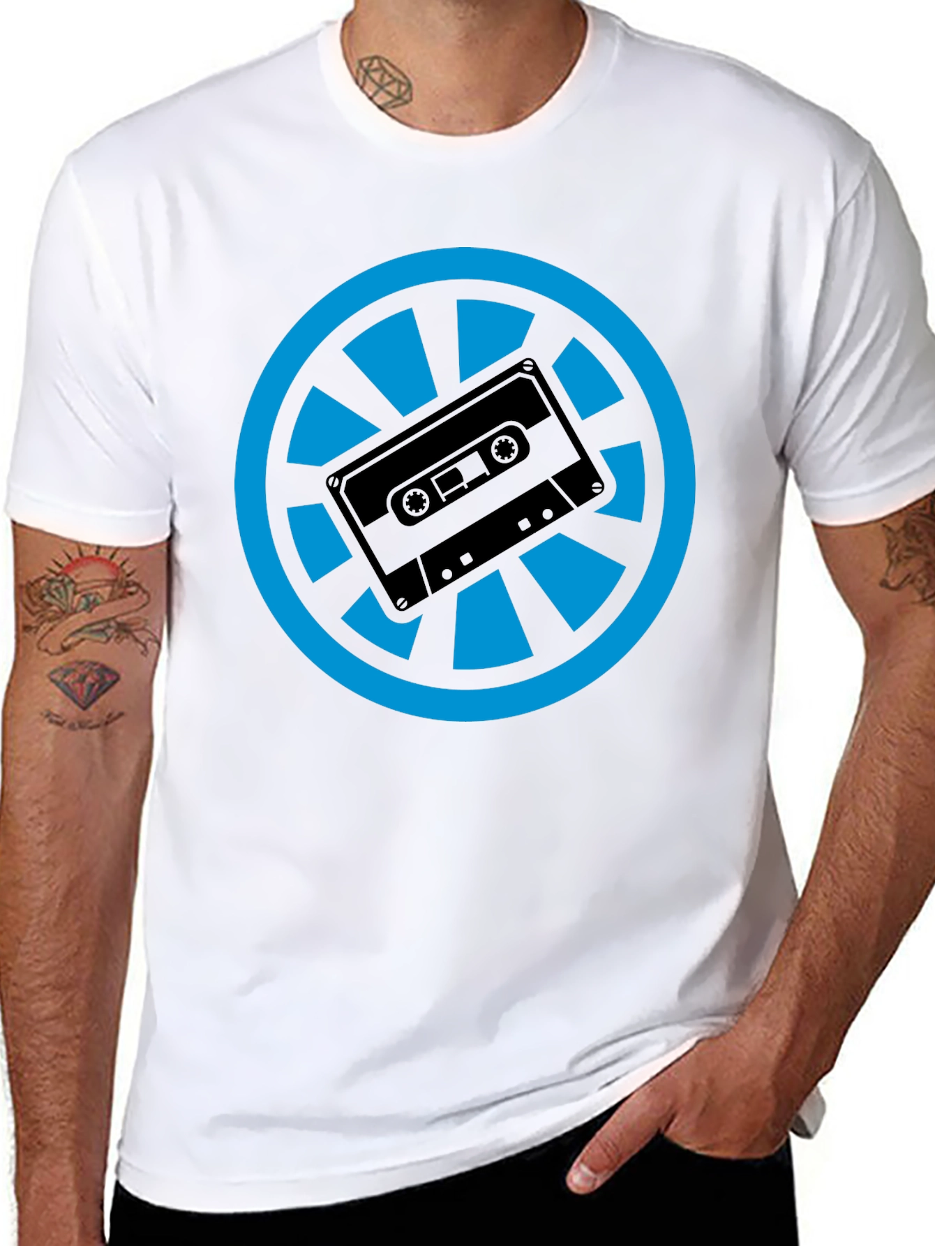 Retro Mixtape Graphic T-Shirt - Cool Casual Wear