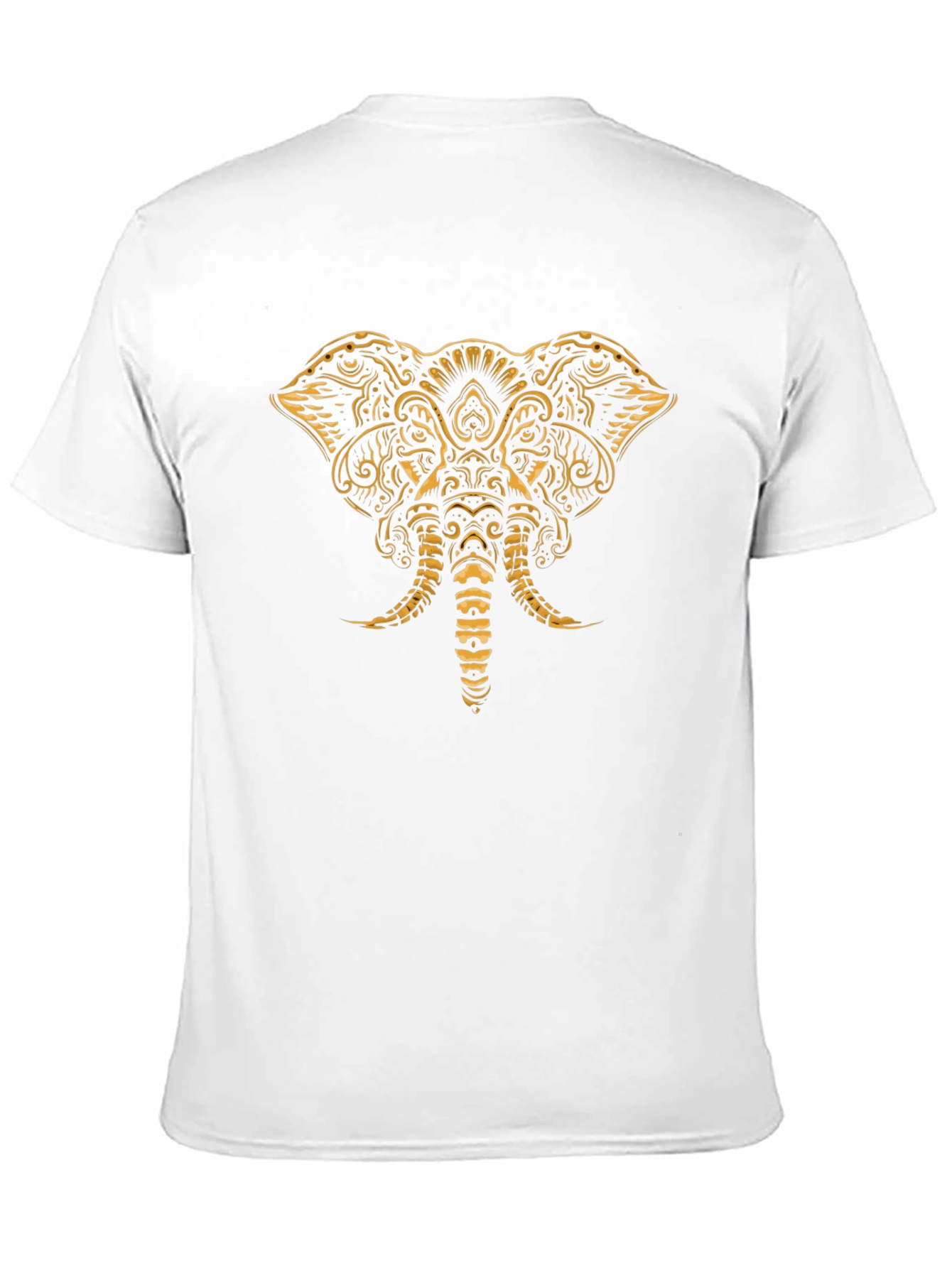 Elephant Mandala Graphic Tee - Stylish Black T-Shirt
