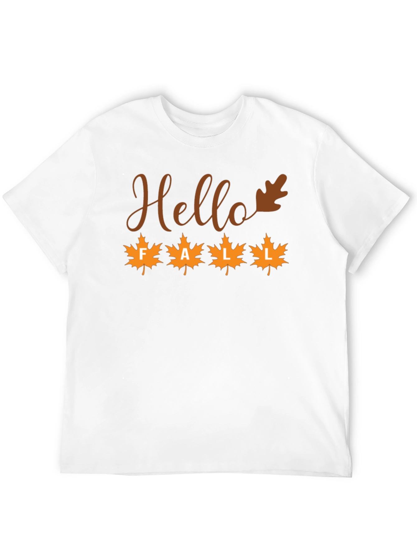 Hello Fall Maple Leaf Graphic Tee