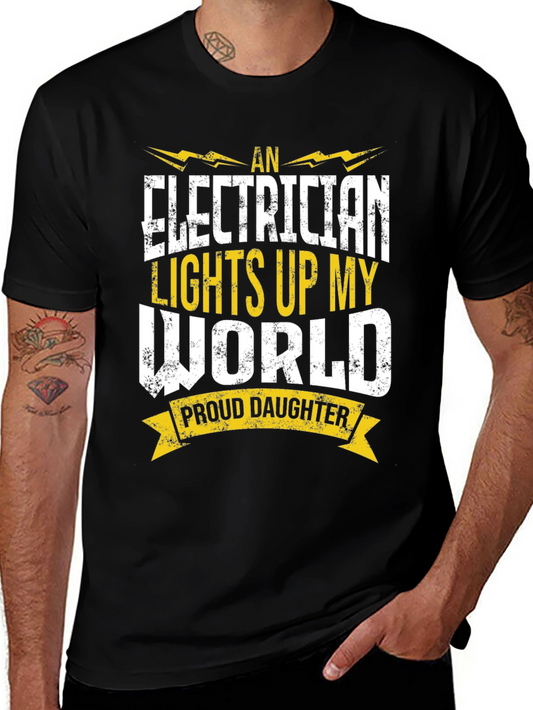 Electricians Daughter T-Shirt - Proud Love