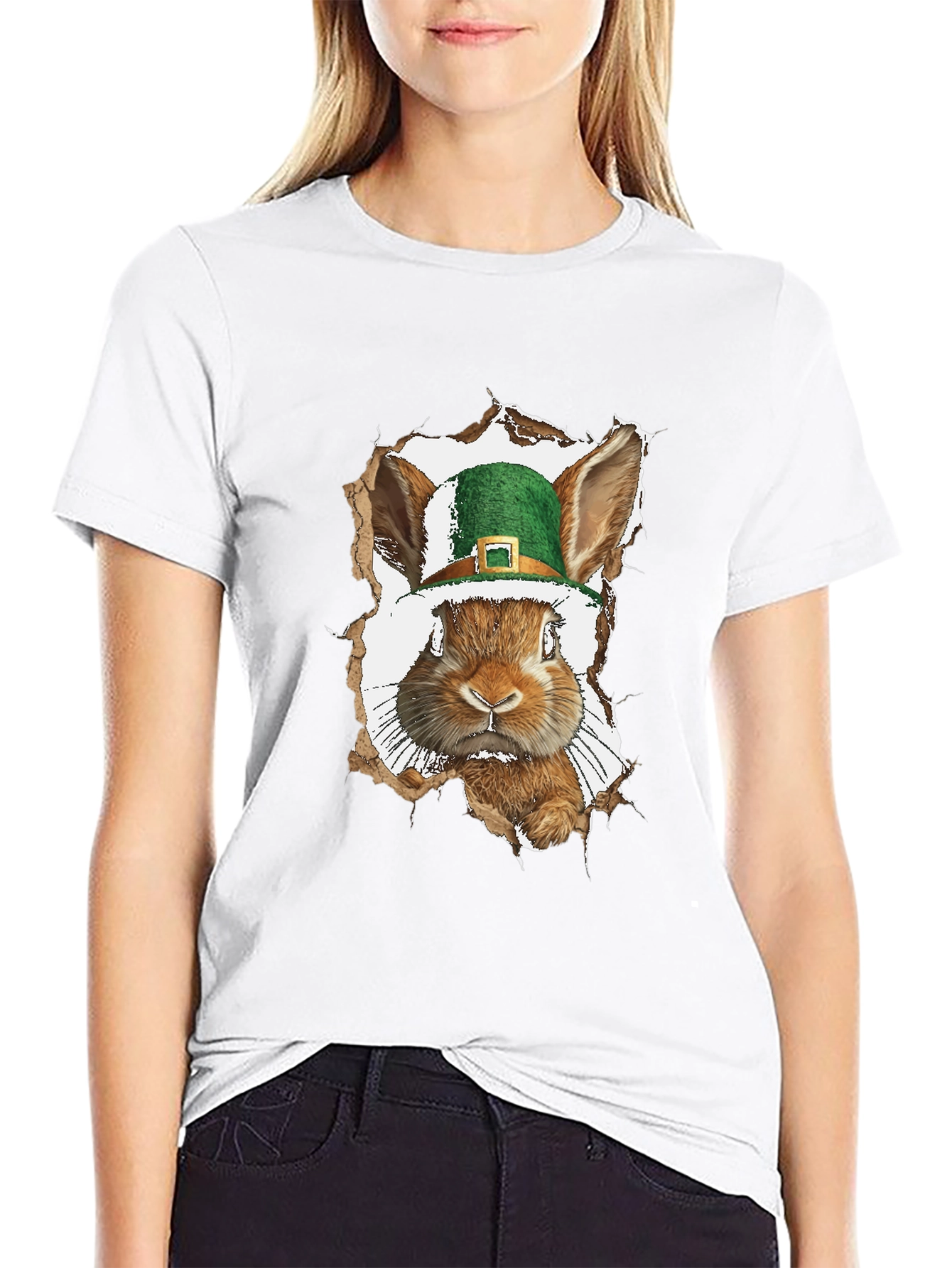 St. Patricks Day Rabbit T-Shirt