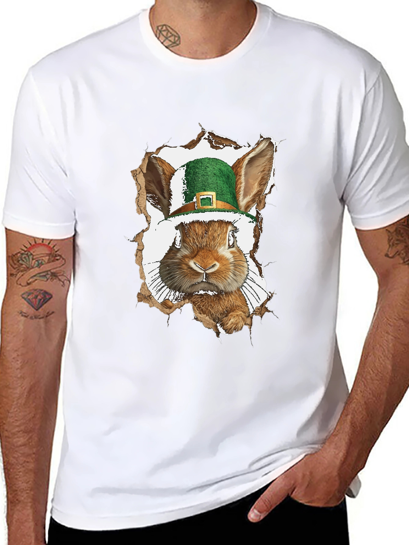 St. Patricks Day Rabbit T-Shirt
