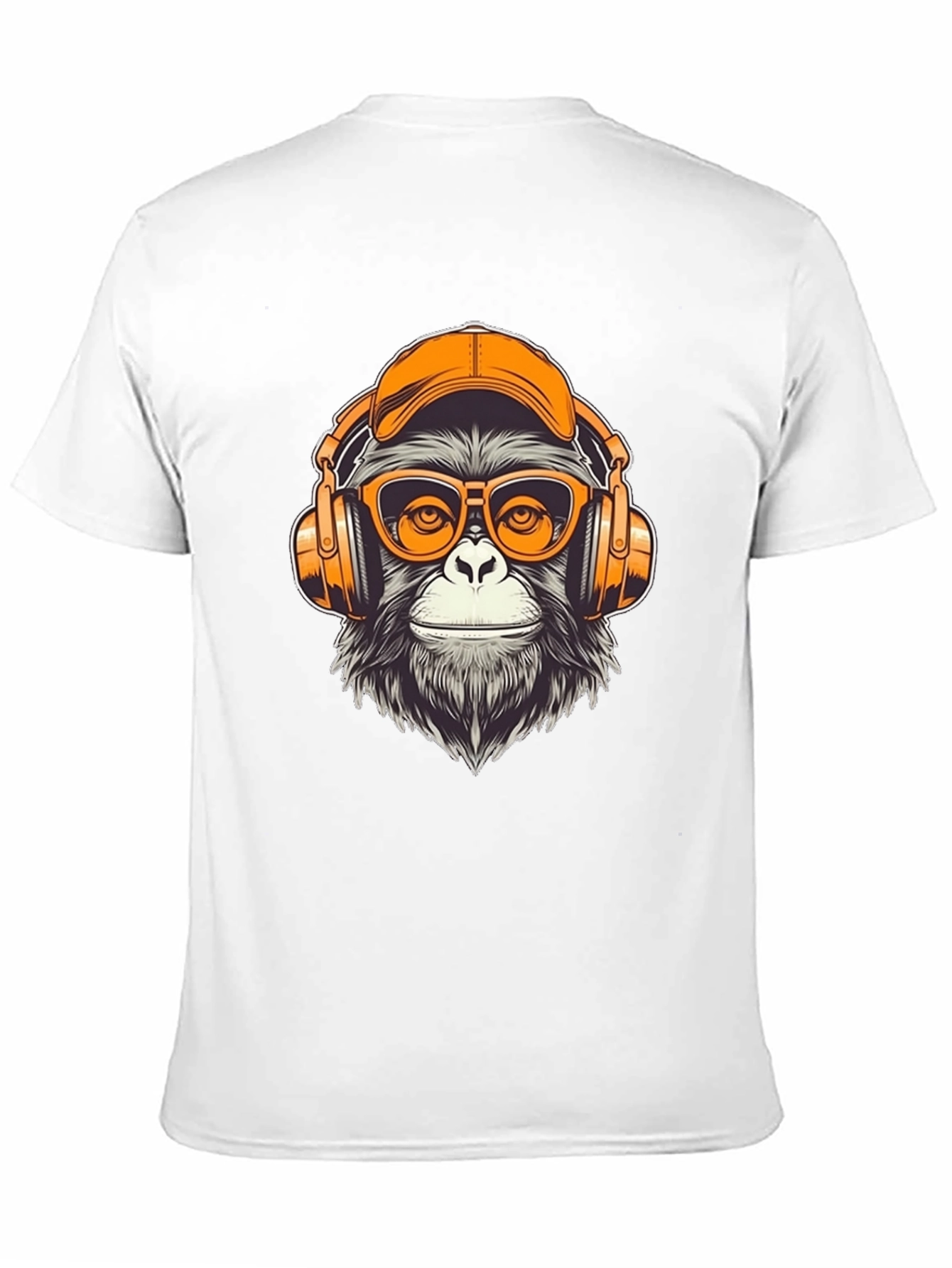 Monkey DJ Graphic Tee - Cool Black T-Shirt