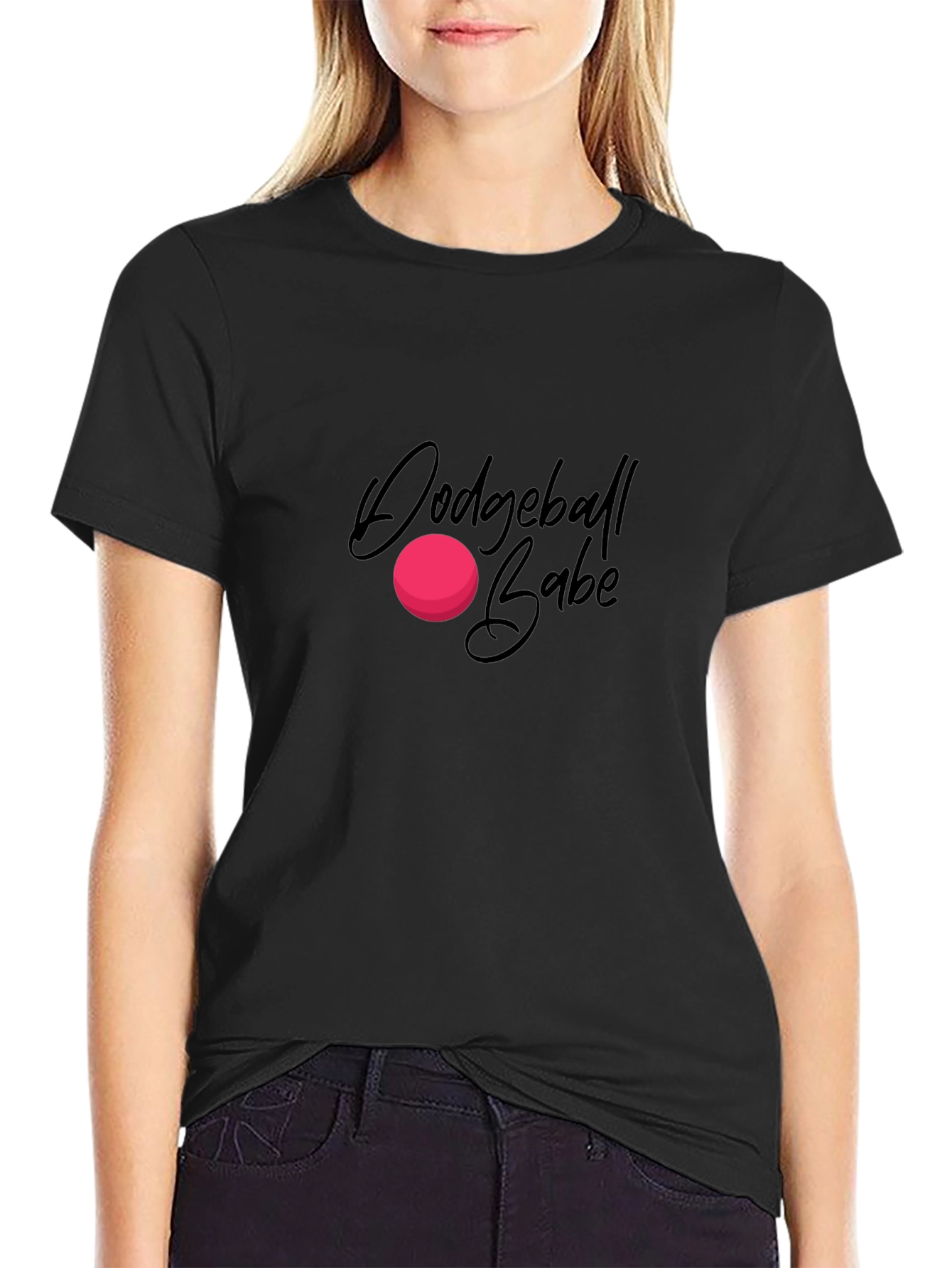 Dodgeball Babe T-Shirt - Sporty & Stylish!