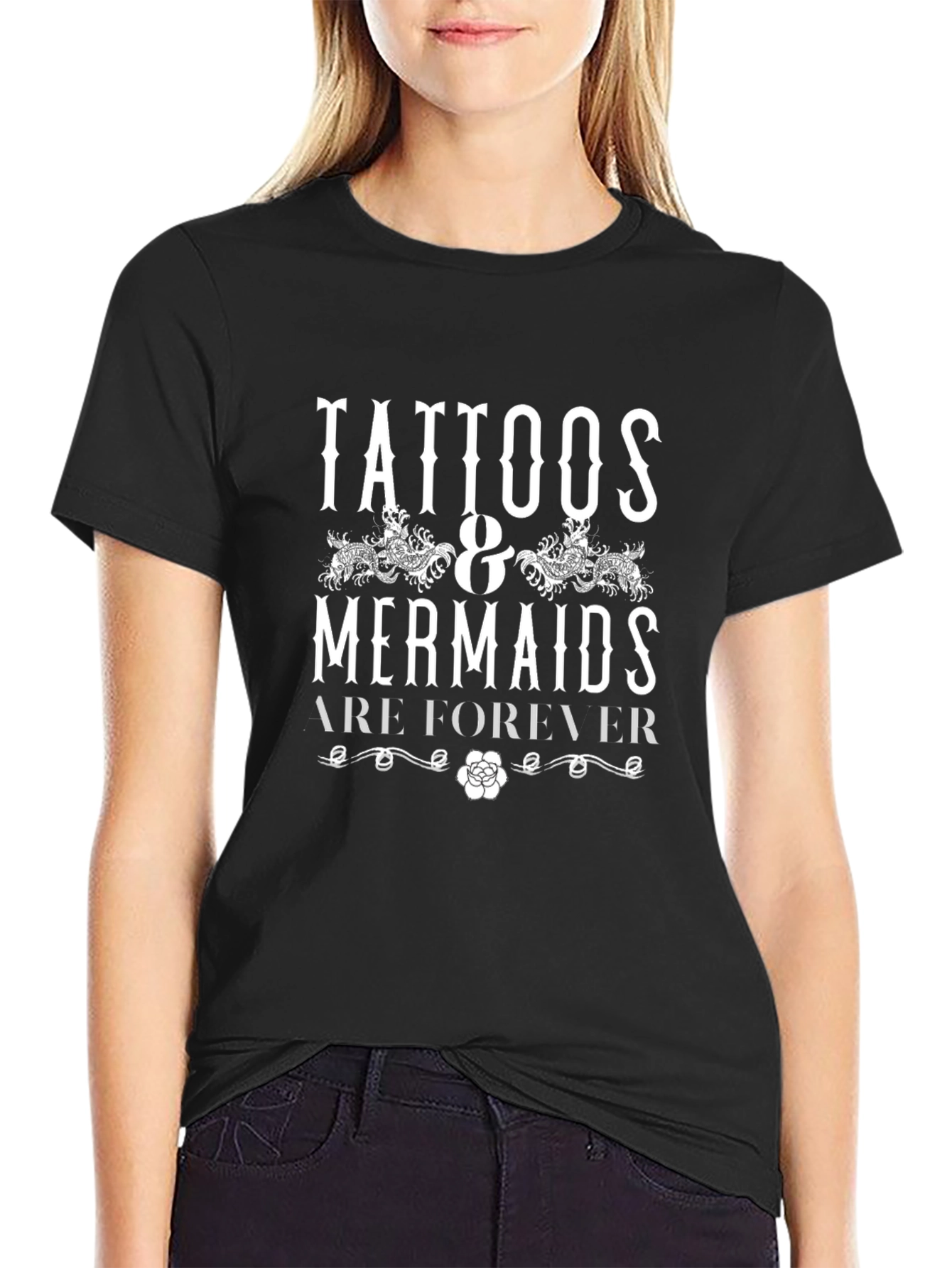 Tattoos & Mermaids Forever Graphic Tee