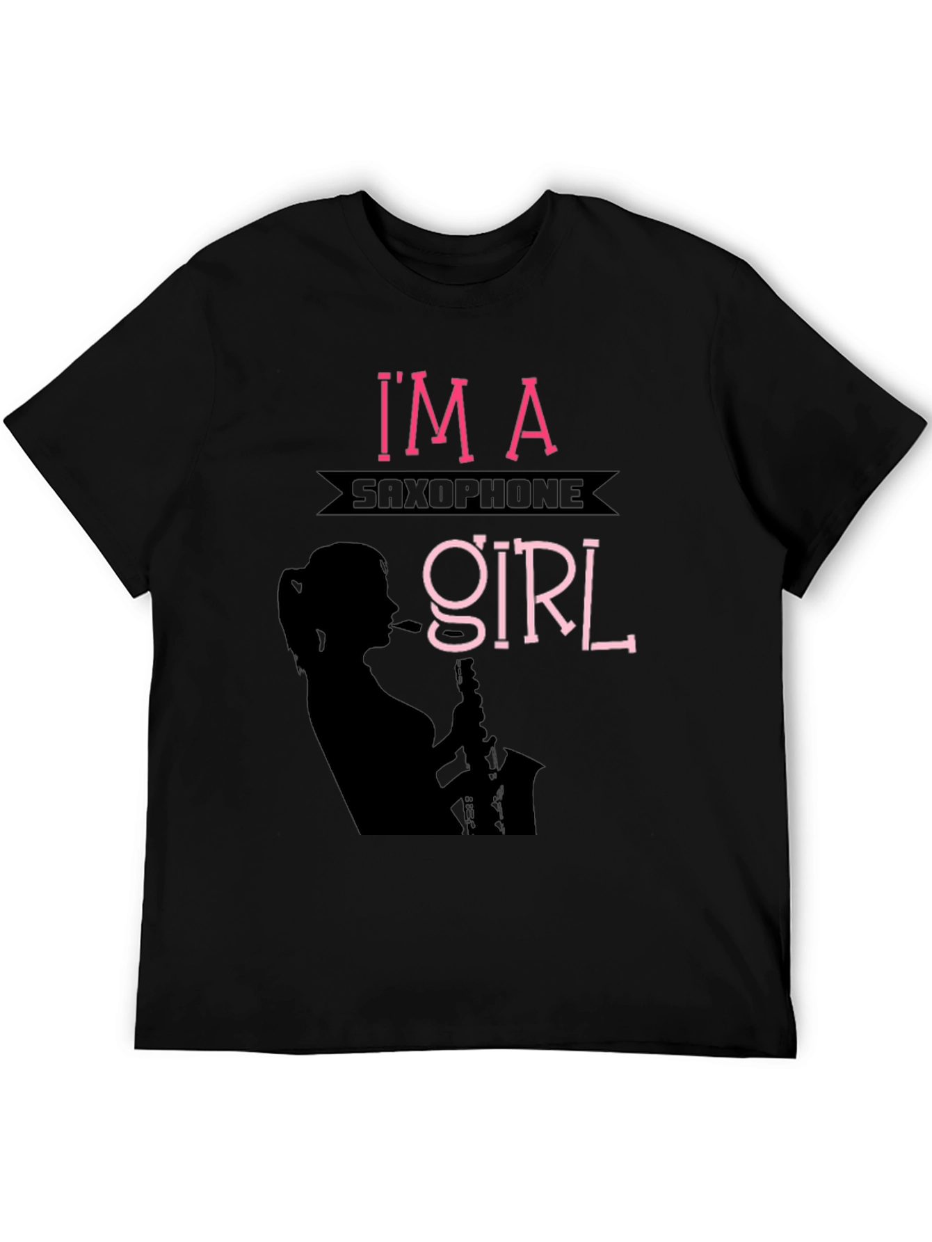 Saxophone Girl T-Shirt - Musician Tee