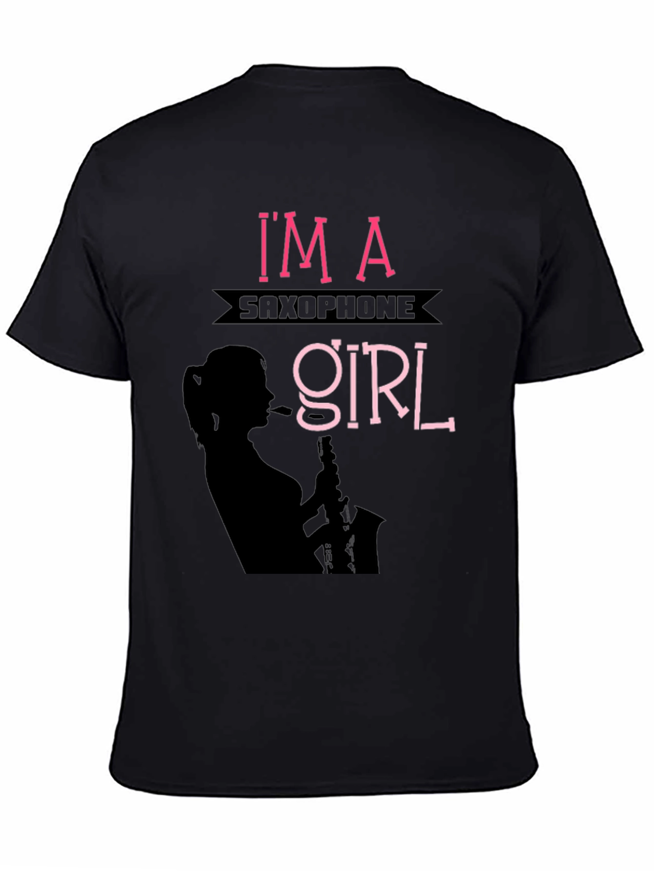 Saxophone Girl T-Shirt - Musician Tee
