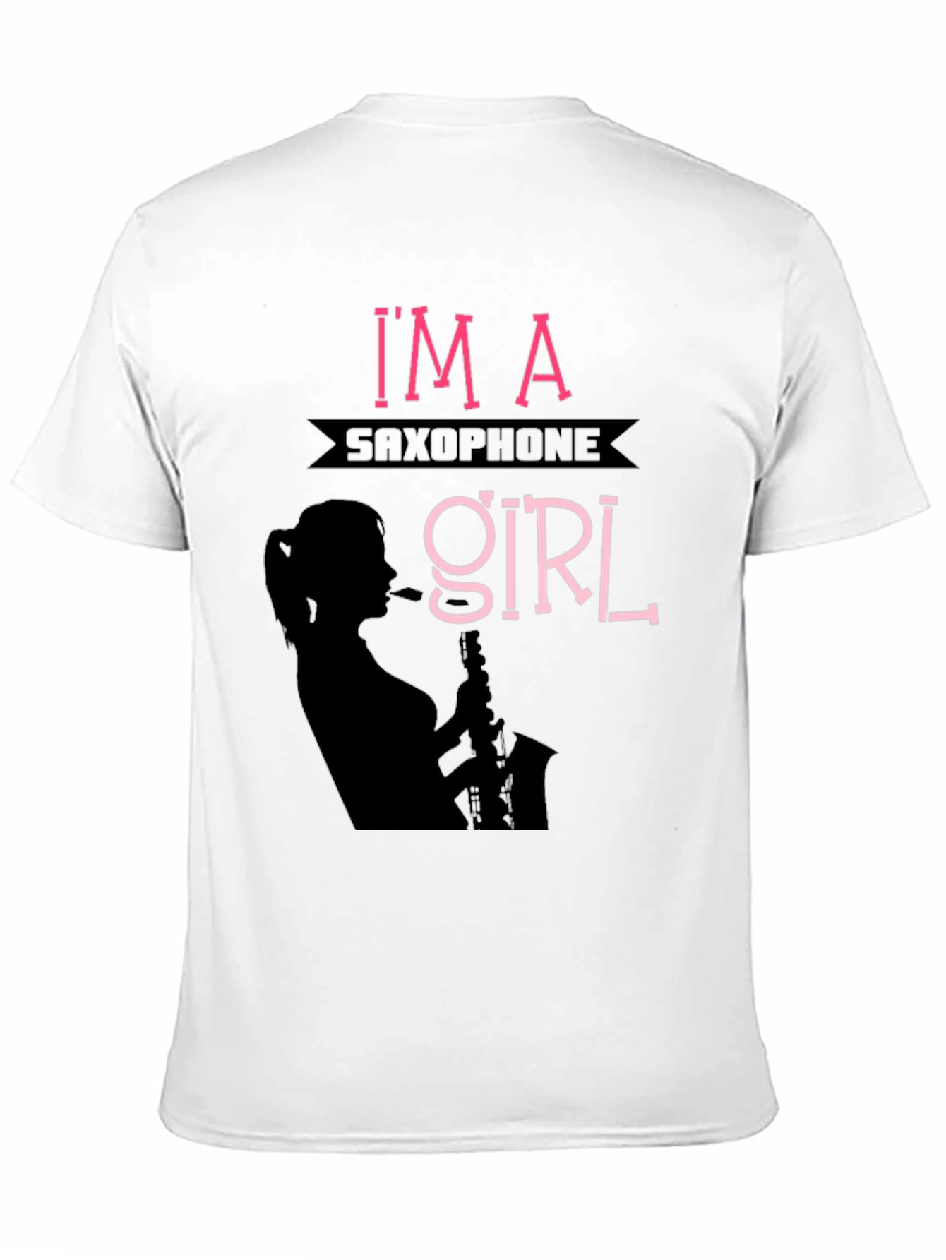Saxophone Girl T-Shirt - Musician Tee