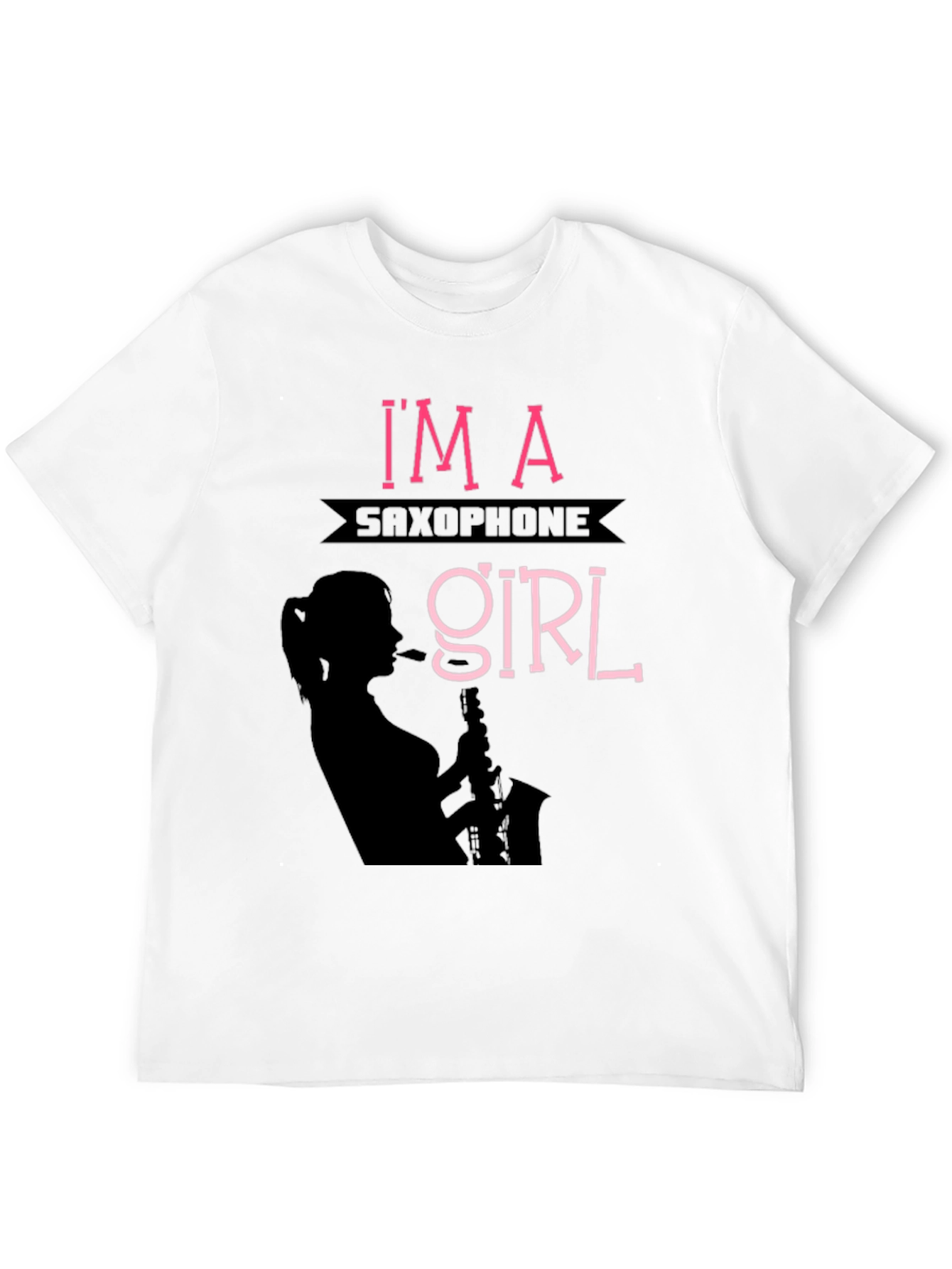 Saxophone Girl T-Shirt - Musician Tee
