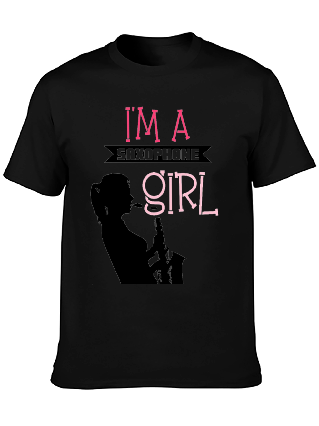 Saxophone Girl T-Shirt - Musician Tee