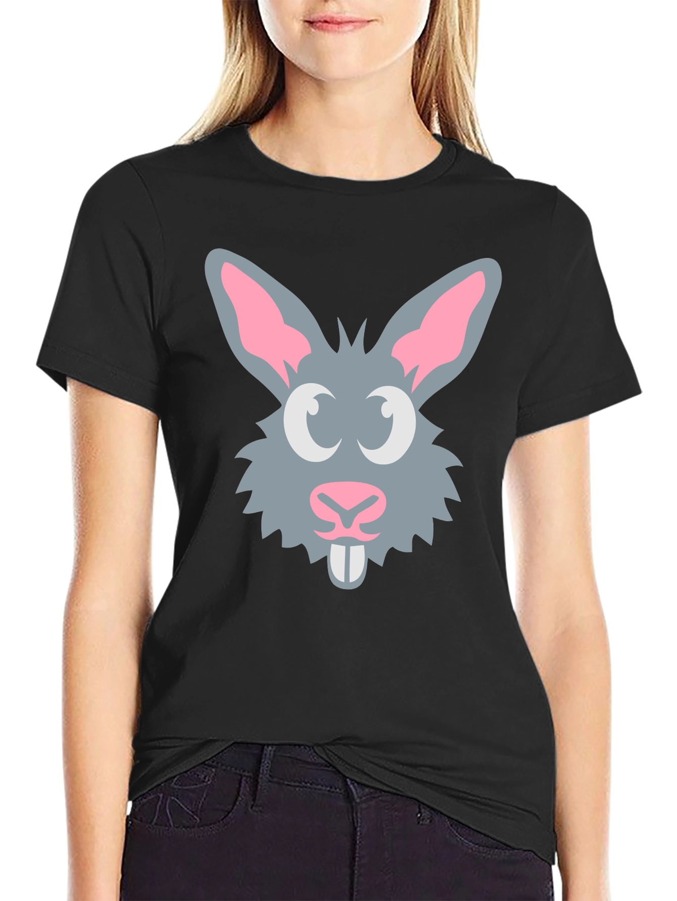 Bunny Graphic Tee - Fun Rabbit Design T-Shirt