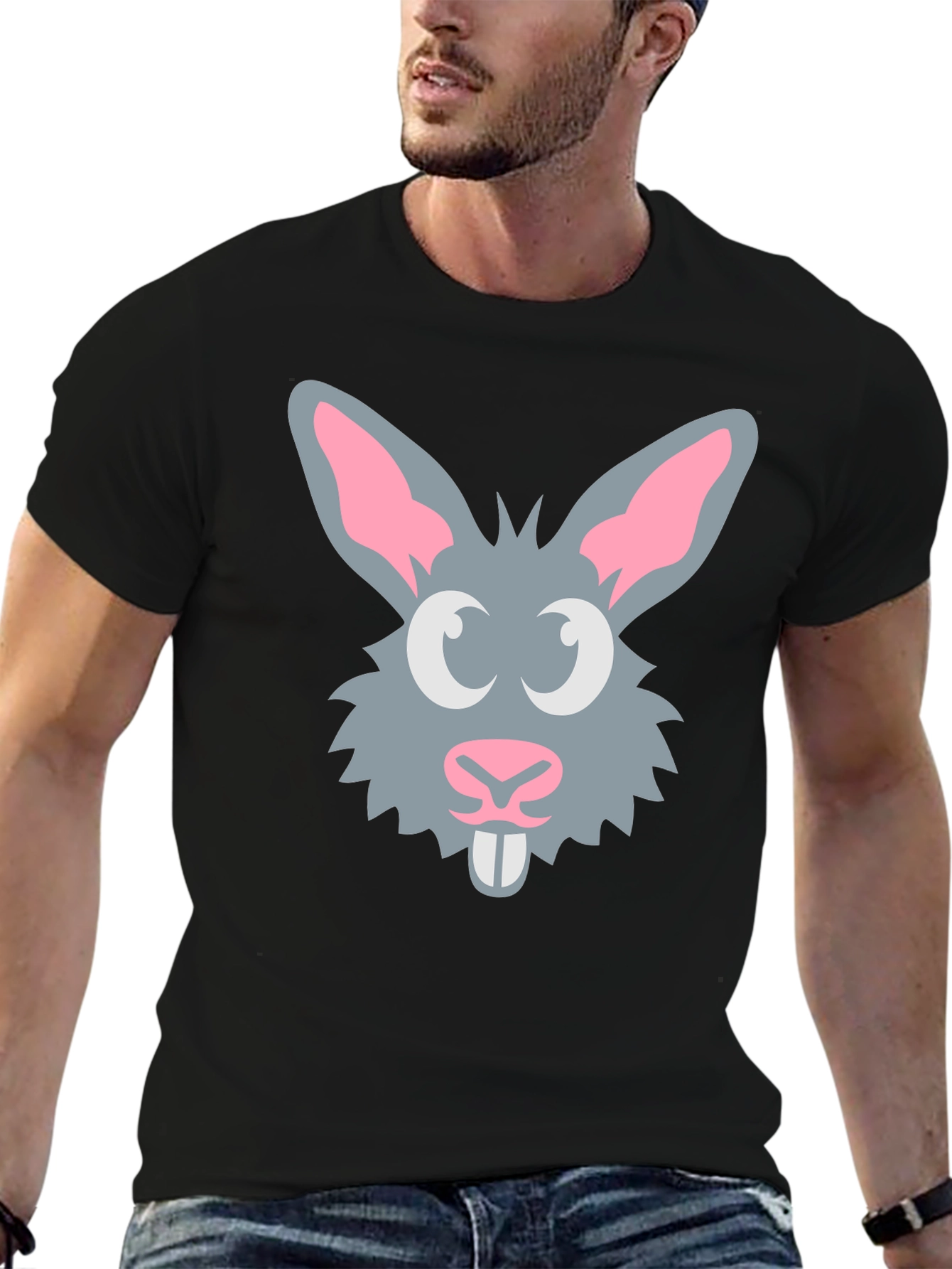 Bunny Graphic Tee - Fun Rabbit Design T-Shirt
