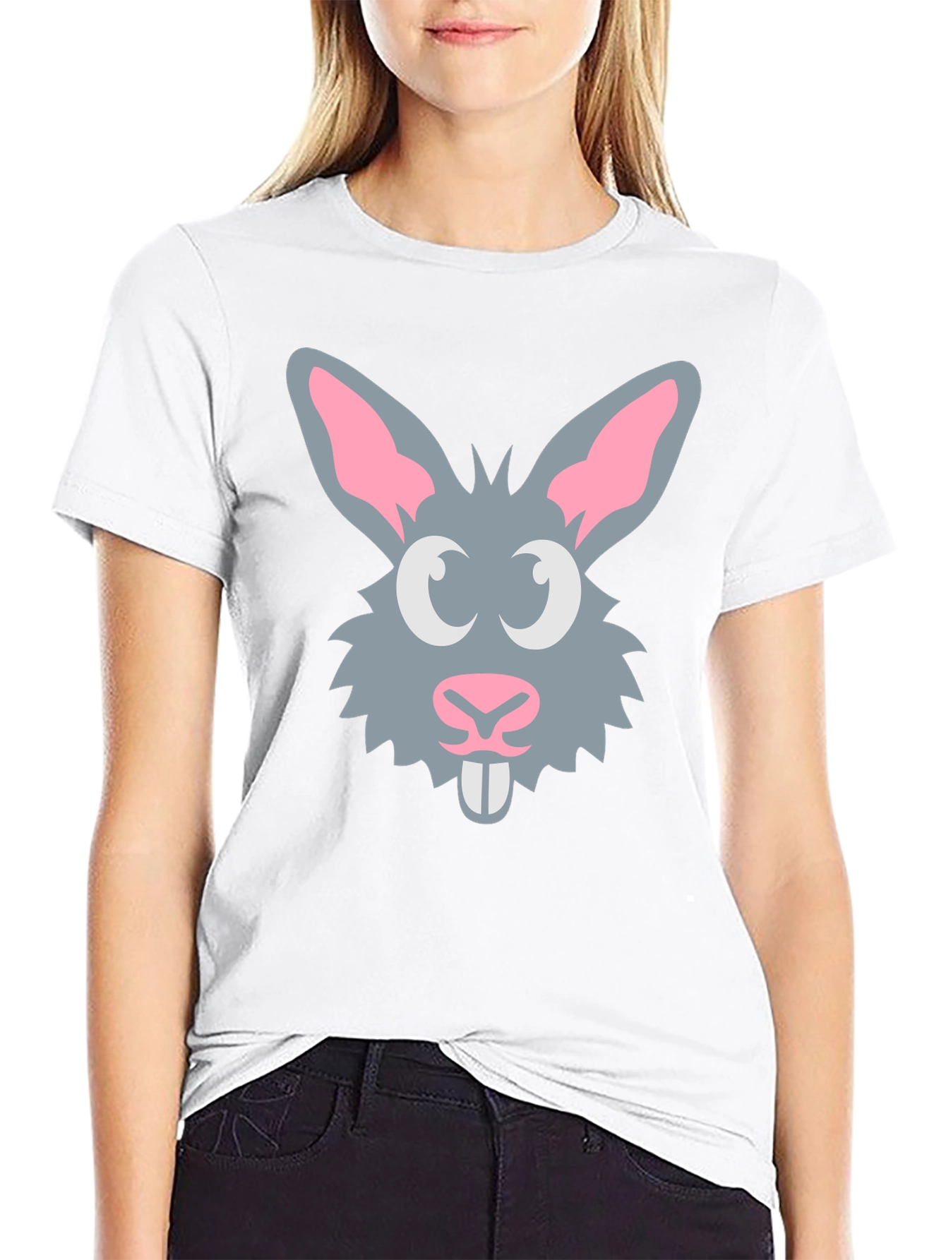 Bunny Graphic Tee - Fun Rabbit Design T-Shirt