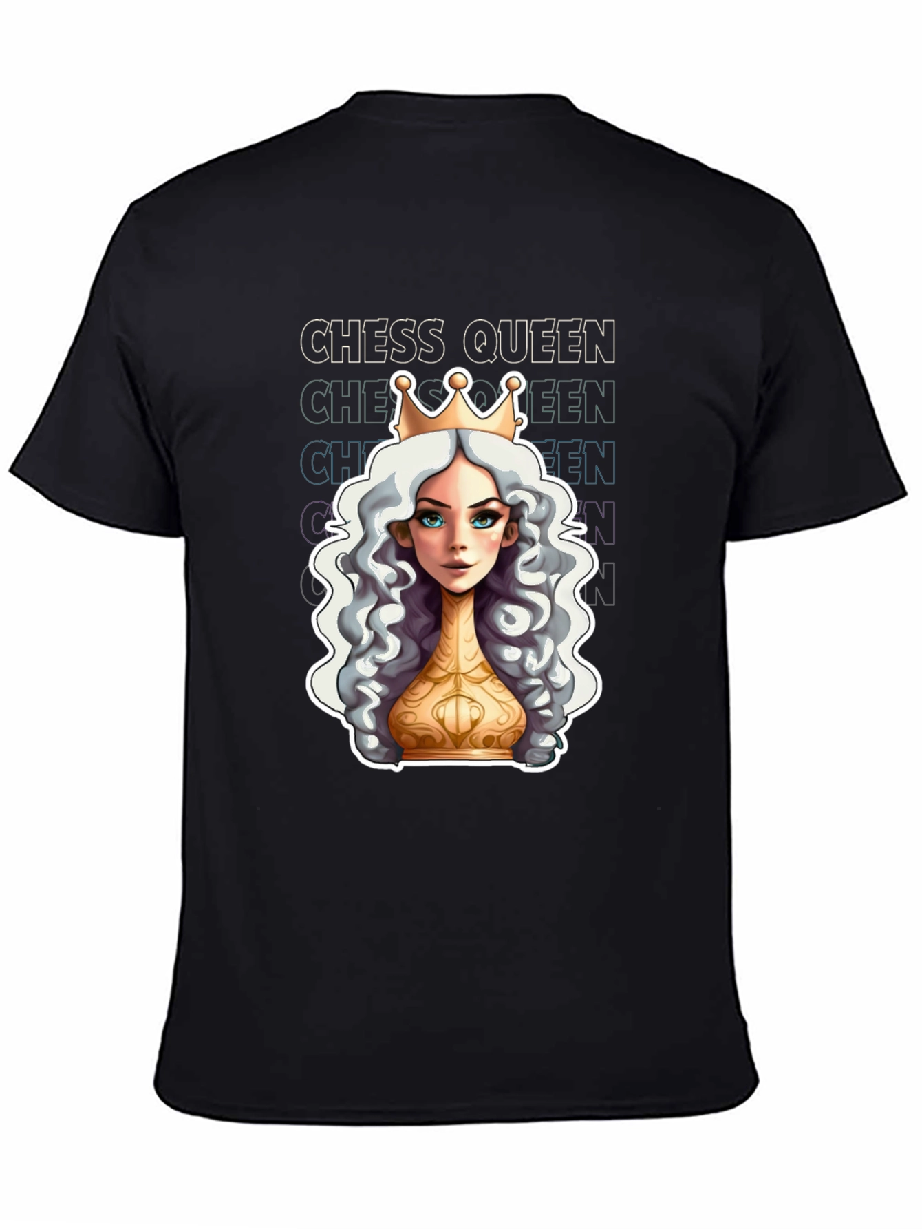 Chess Queen Graphic Tee - Stylish Unisex T-Shirt
