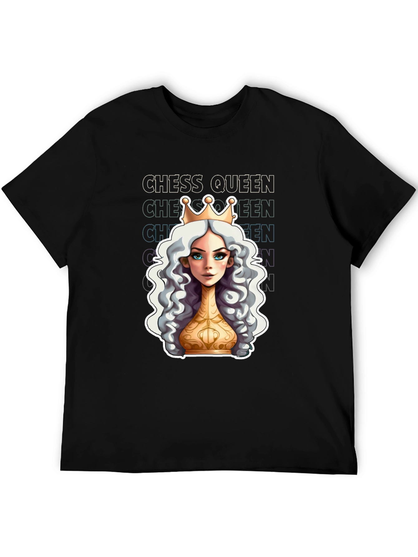 Chess Queen Graphic Tee - Stylish Unisex T-Shirt