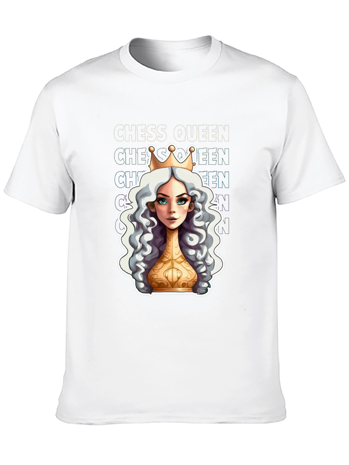 Chess Queen Graphic Tee - Stylish Unisex T-Shirt