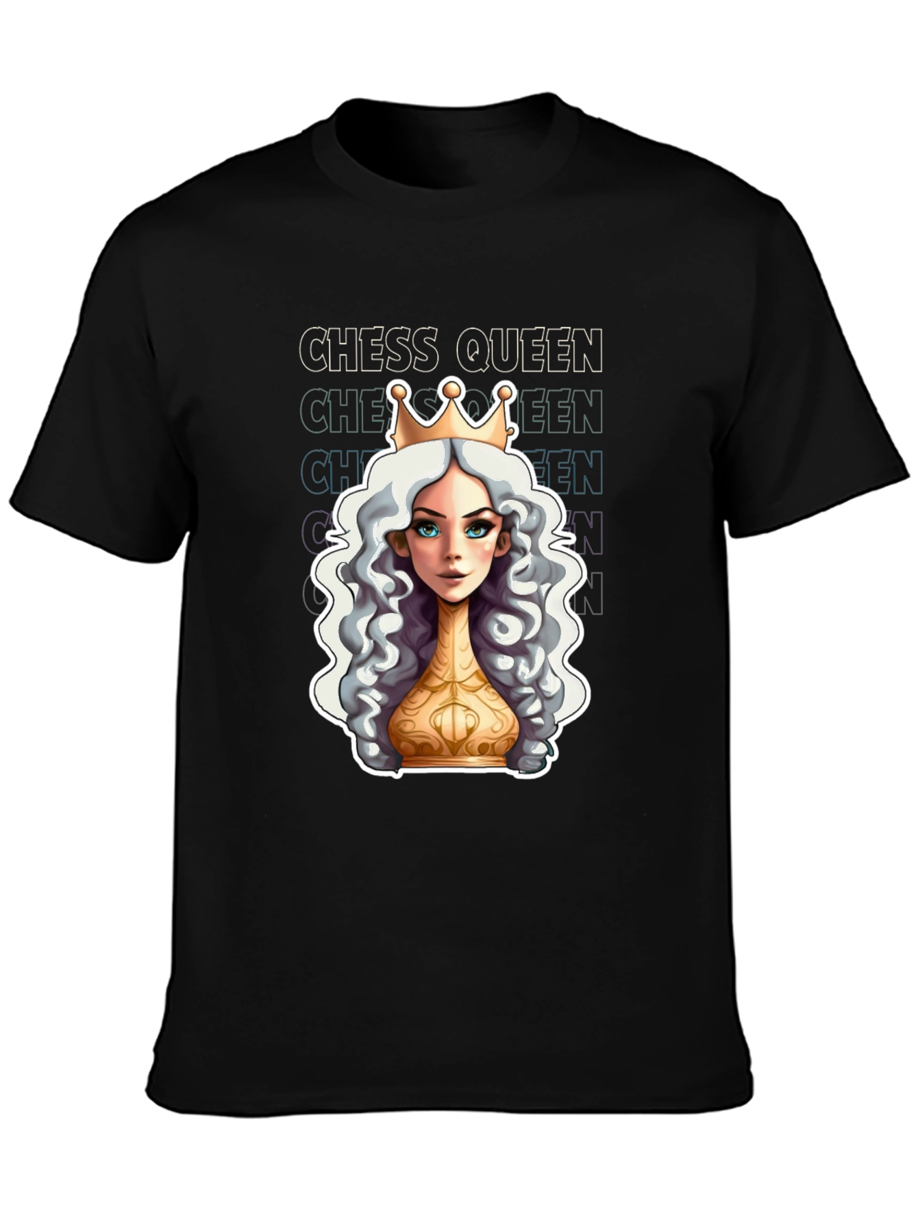 Chess Queen Graphic Tee - Stylish Unisex T-Shirt