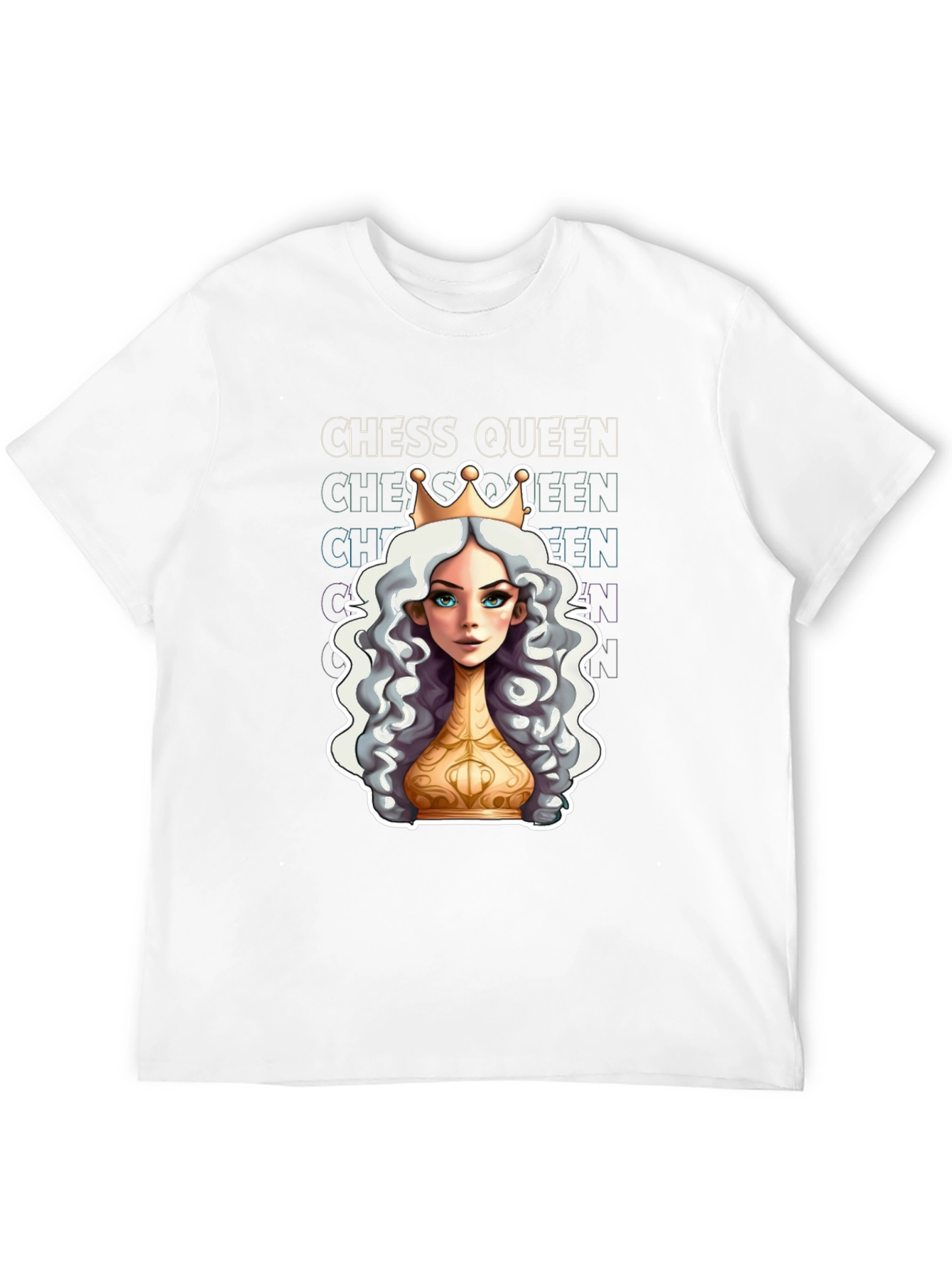 Chess Queen Graphic Tee - Stylish Unisex T-Shirt