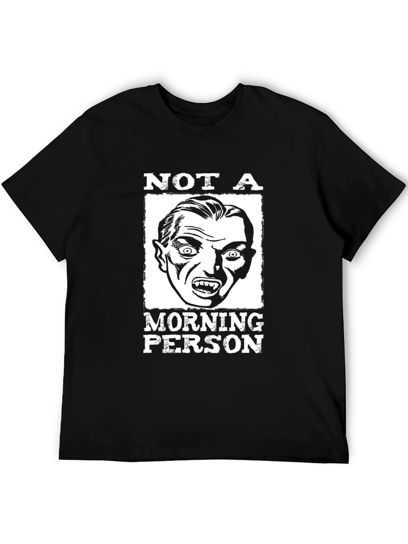 Not A Morning Person Vampire Graphic T-Shirt