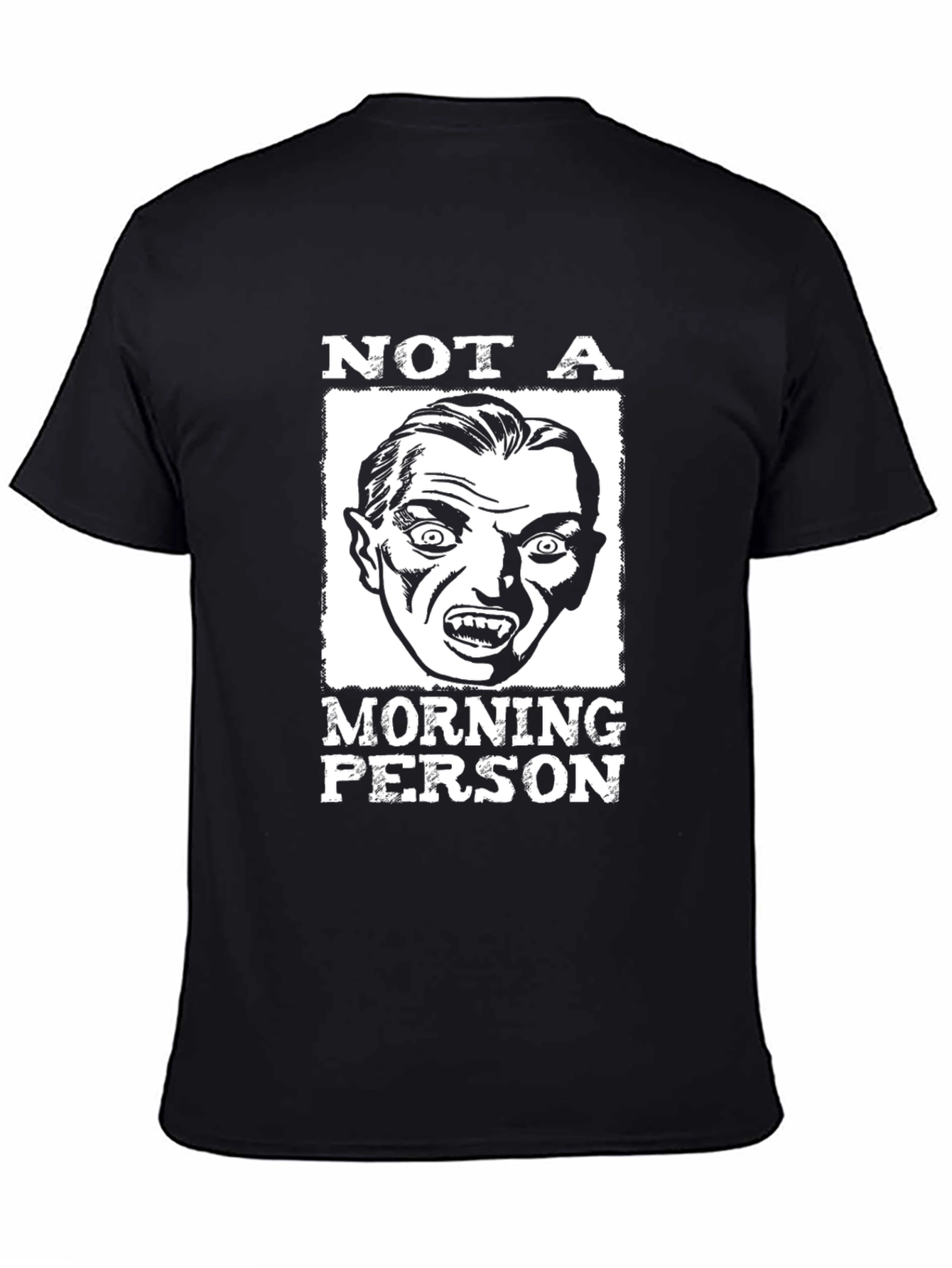 Not A Morning Person Vampire Graphic T-Shirt