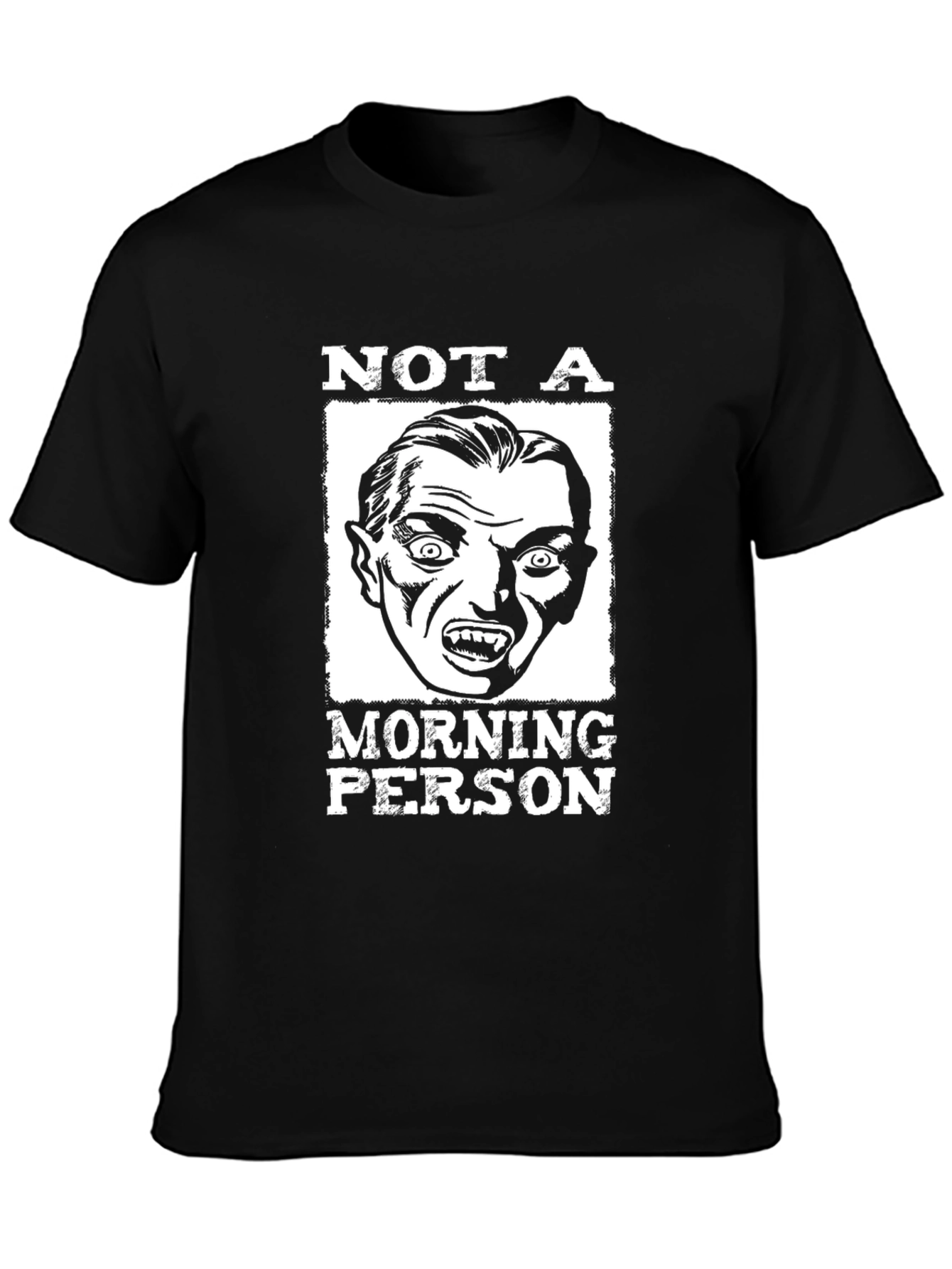 Not A Morning Person Vampire Graphic T-Shirt