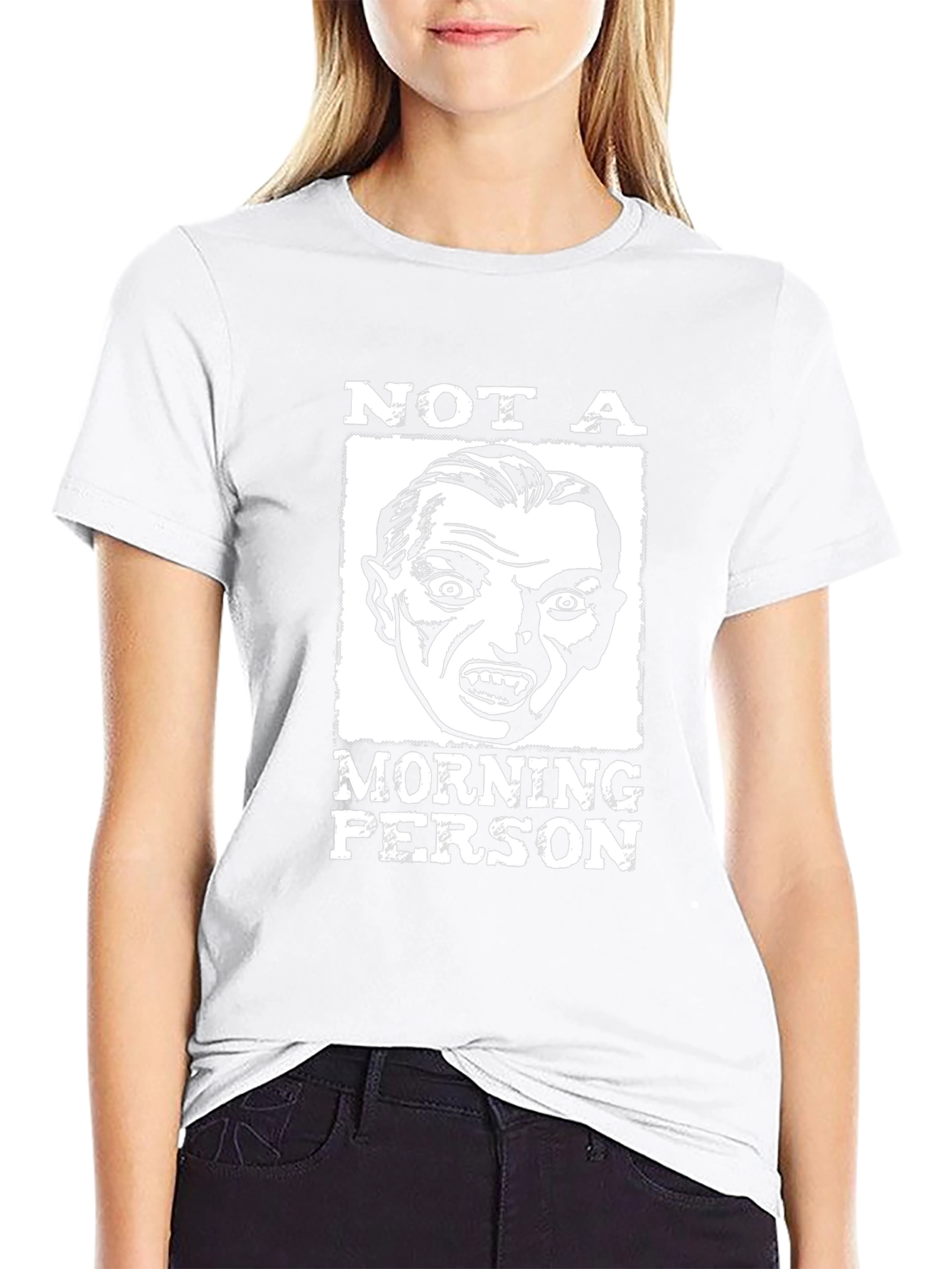 Not A Morning Person Vampire Graphic T-Shirt
