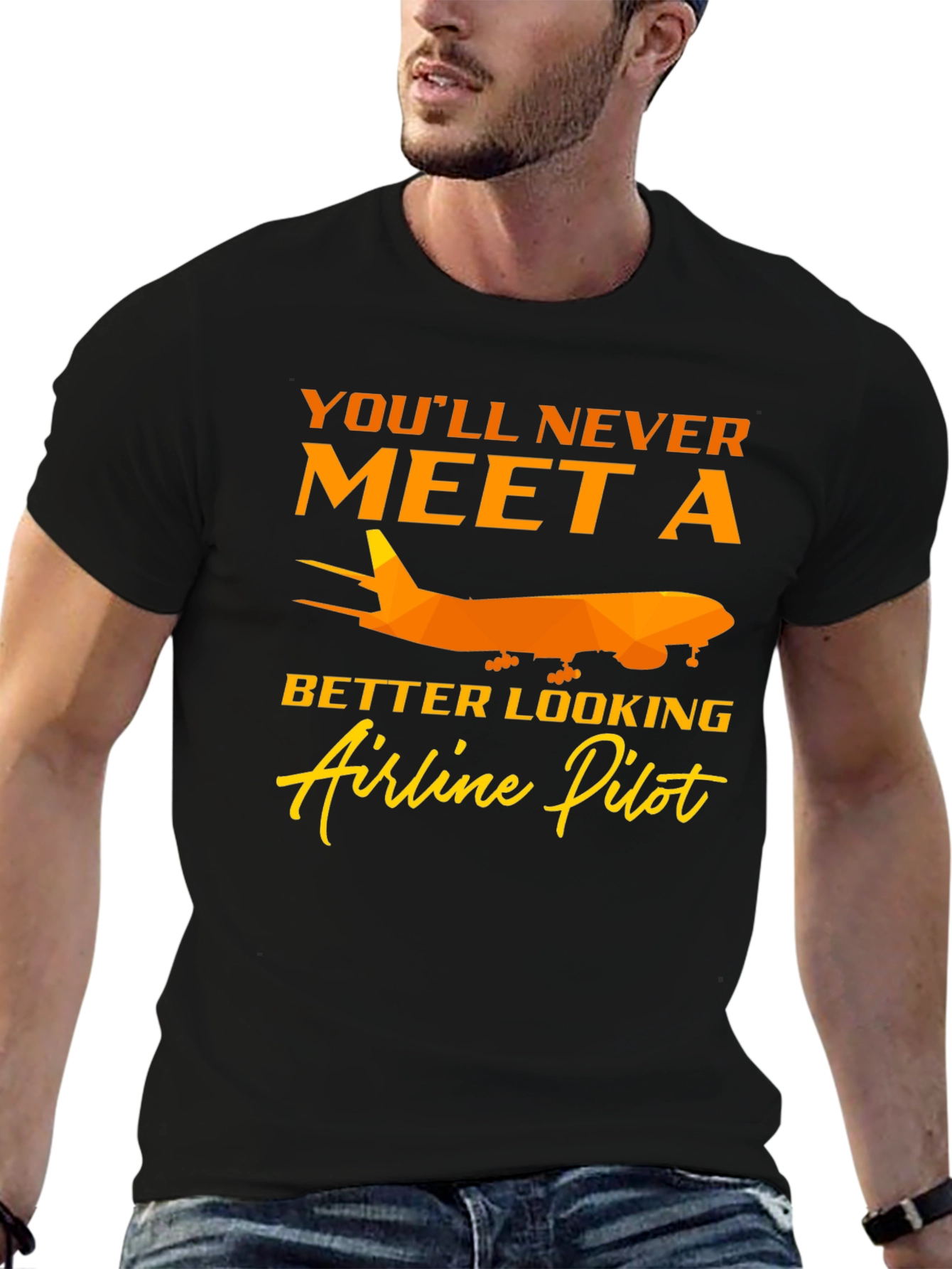 Airline Pilot Graphic Tee - Unique Gift