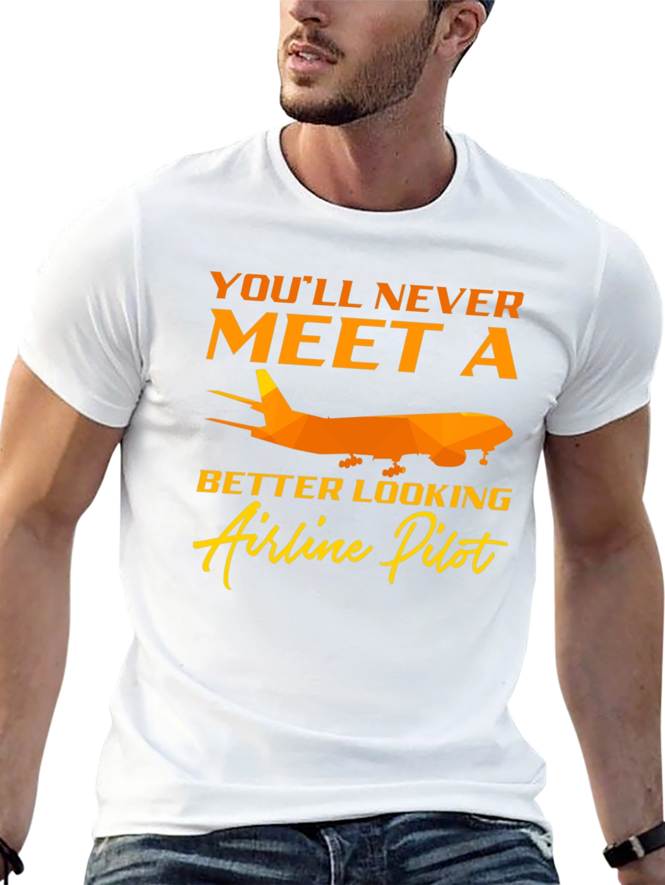 Airline Pilot Graphic Tee - Unique Gift