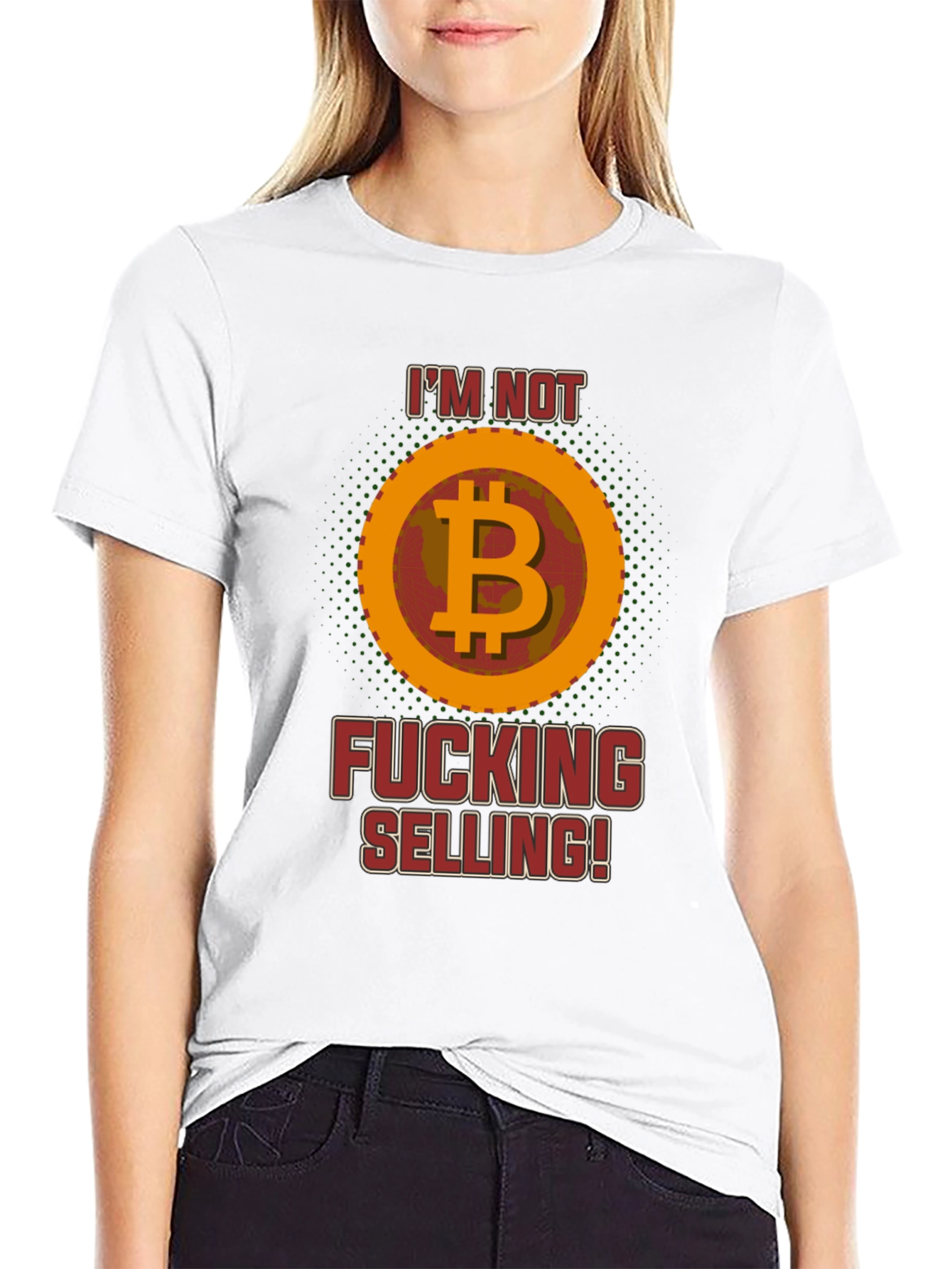Im Not Fucking Selling Bitcoin Graphic T-Shirt