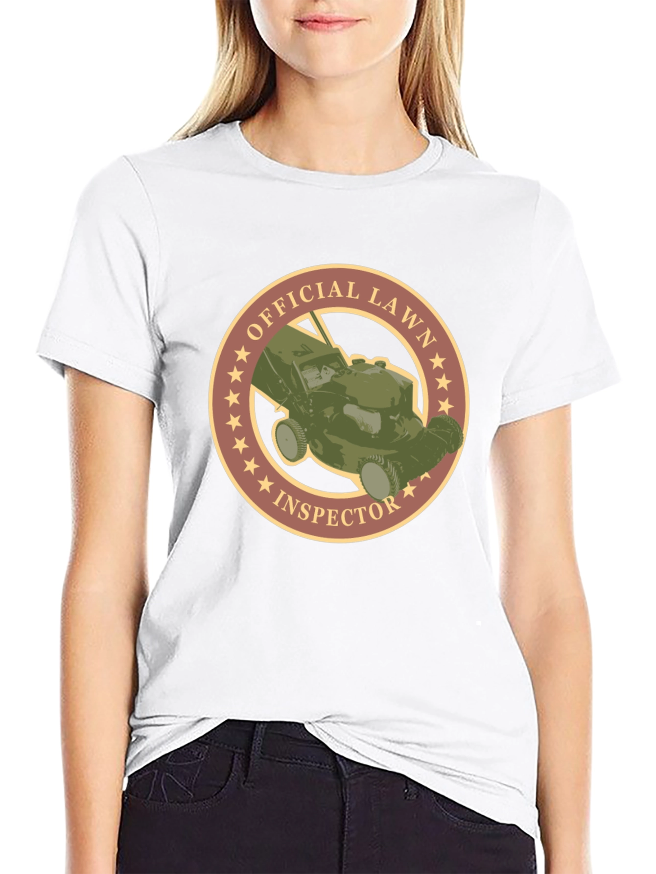 Official Lawn Inspector Graphic Tee - Premium Quality