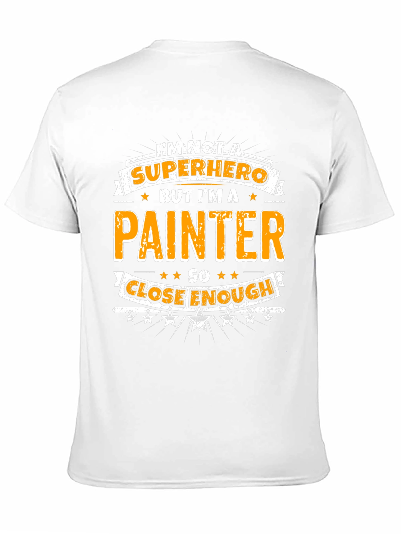 Painter Superhero Graphic T-Shirt - Funny Novelty Tee