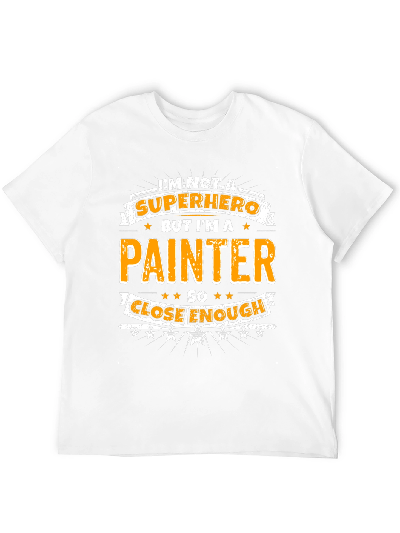 Painter Superhero Graphic T-Shirt - Funny Novelty Tee