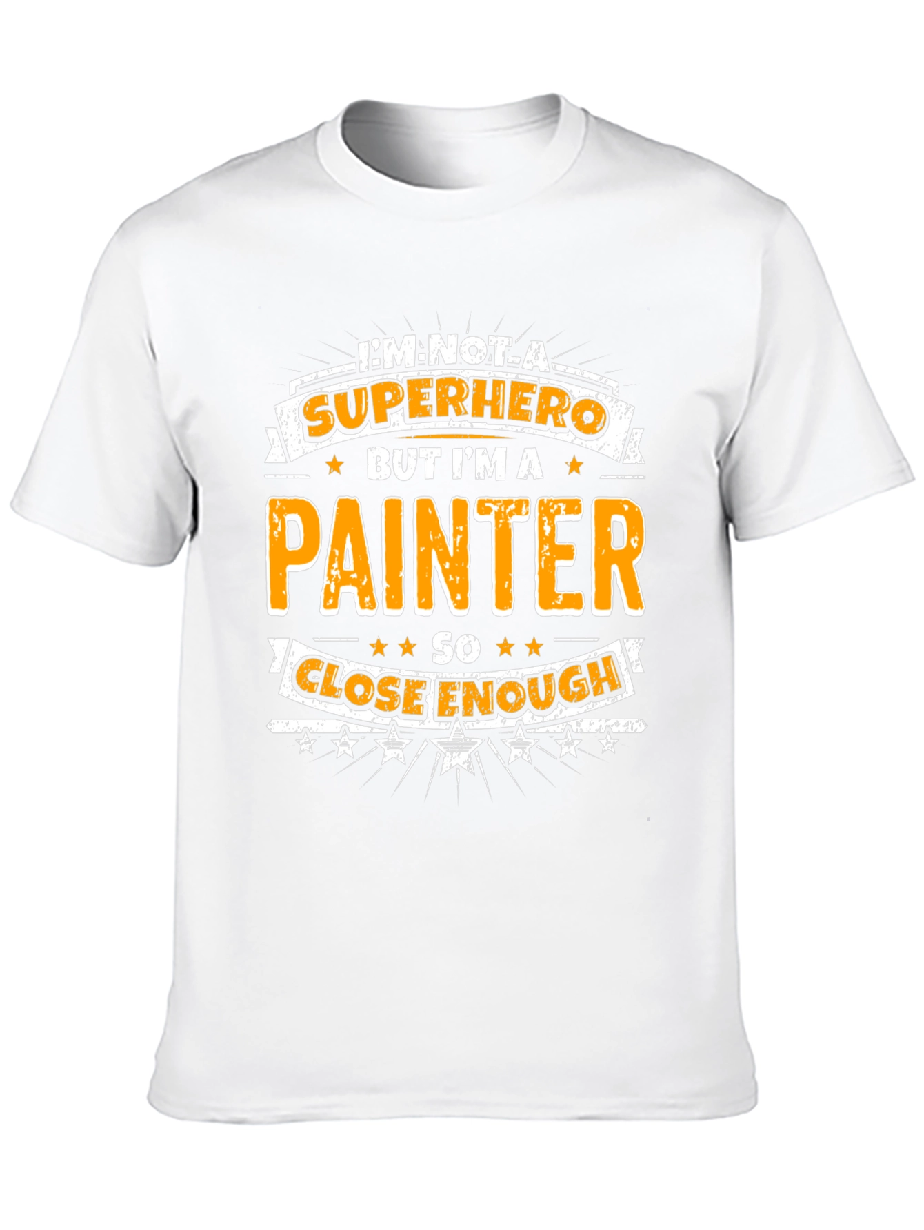Painter Superhero Graphic T-Shirt - Funny Novelty Tee