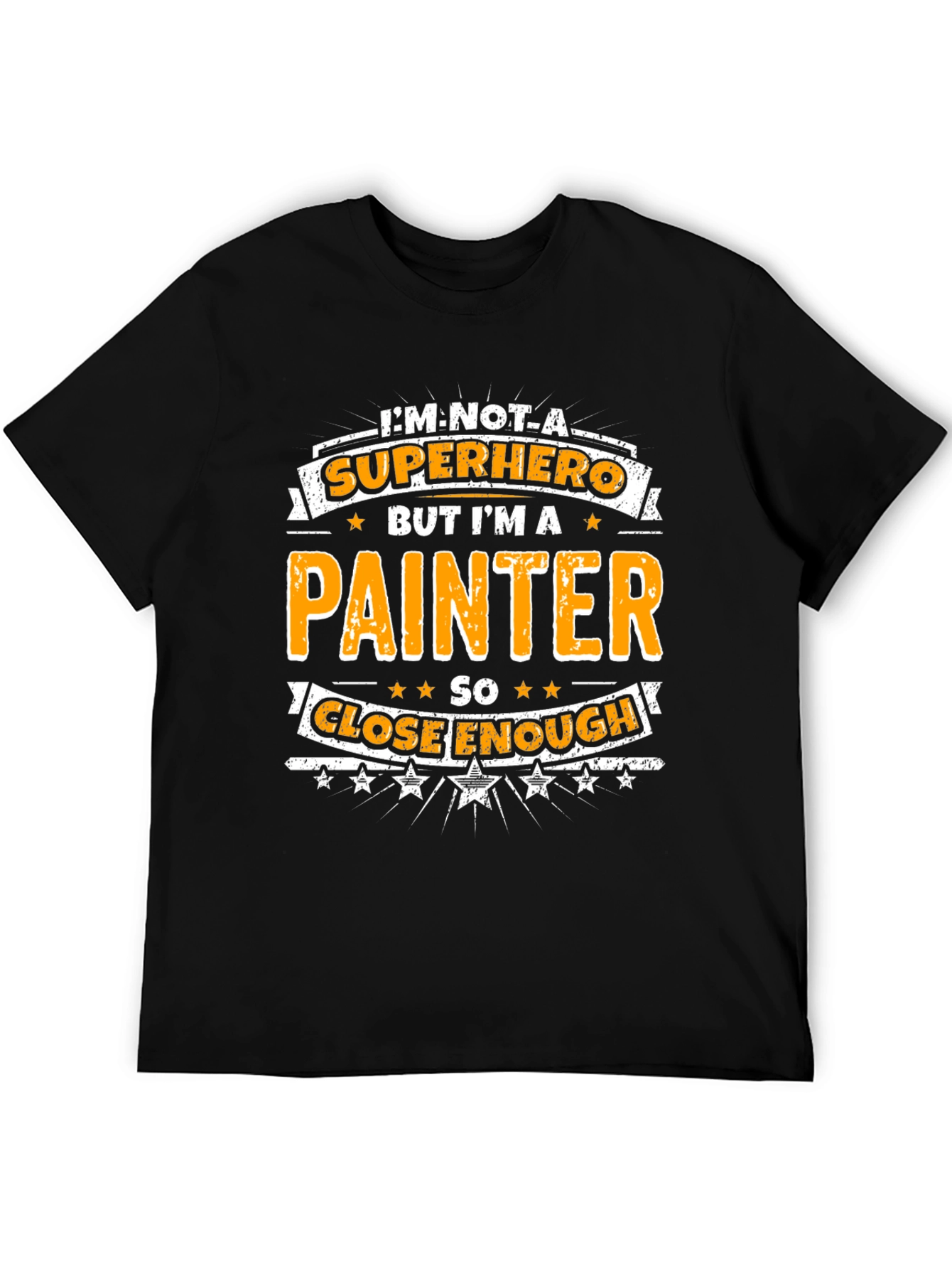 Painter Superhero Graphic T-Shirt - Funny Novelty Tee