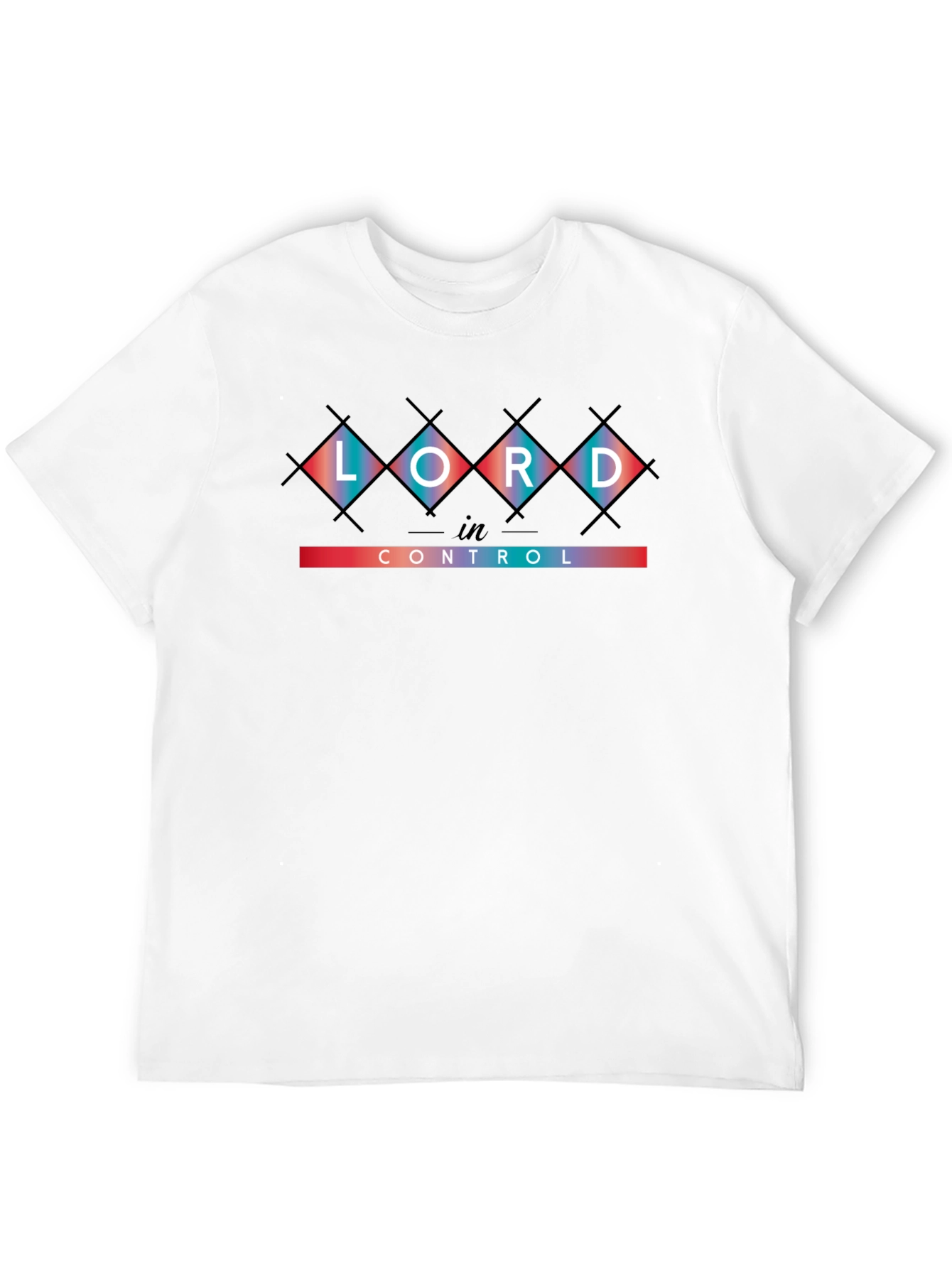 Lord in Control Black Graphic Tee