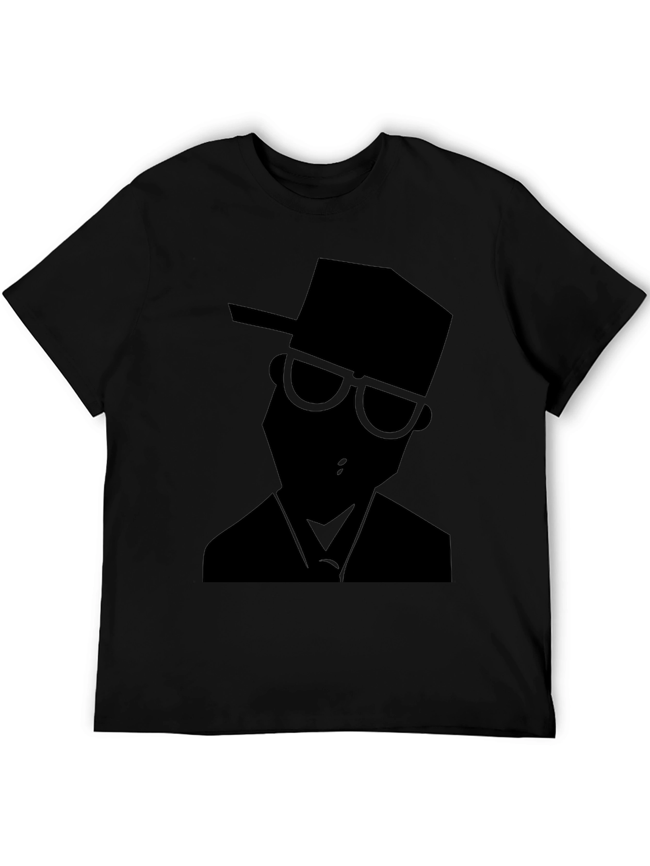 Cool Silhouette Graphic Black T-Shirt