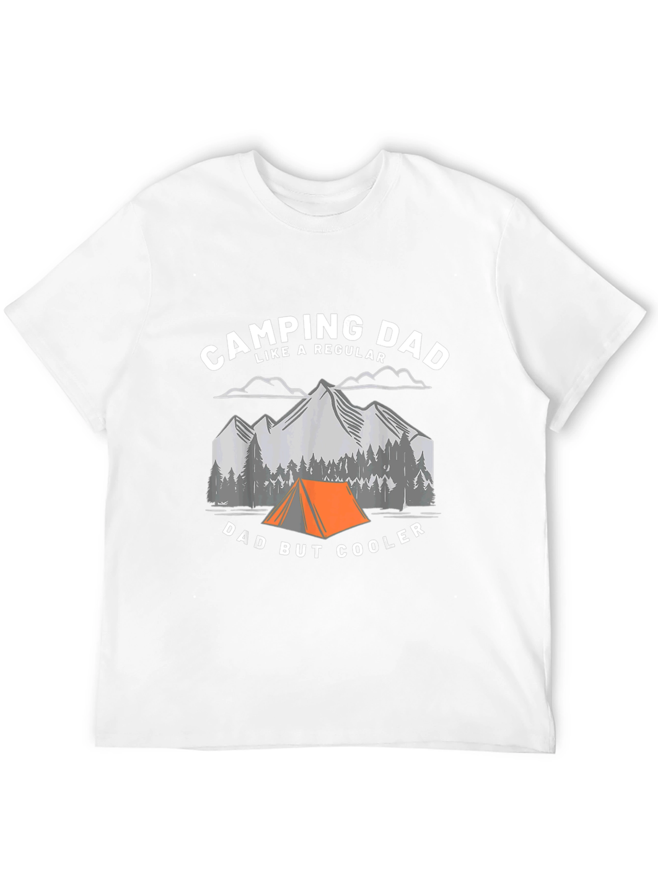 Camping Dad Funny Graphic Tee