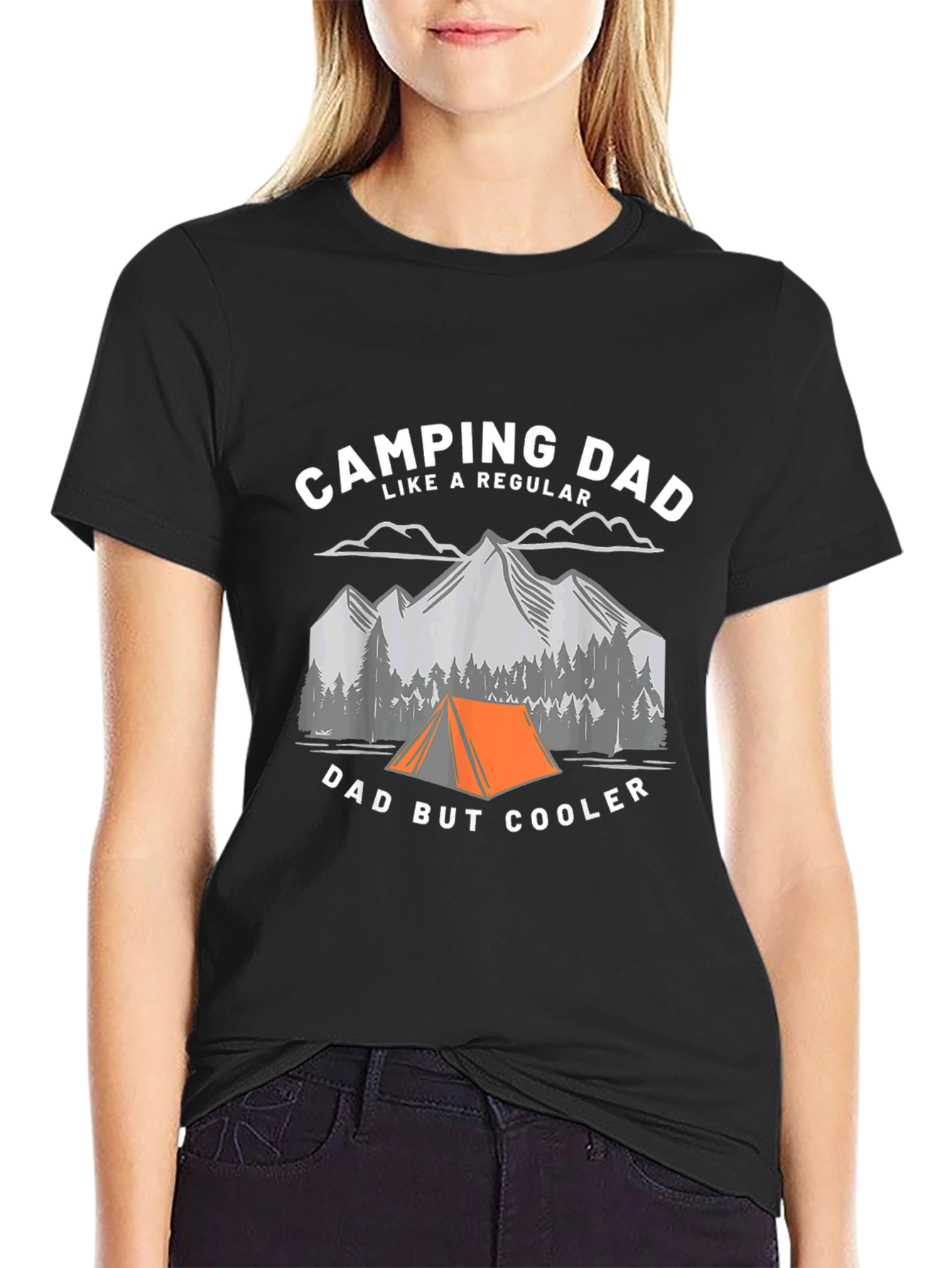 Camping Dad Funny Graphic Tee