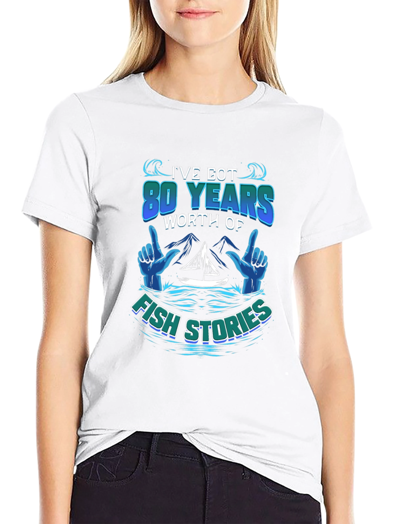 80 Years Fish Stories T-Shirt
