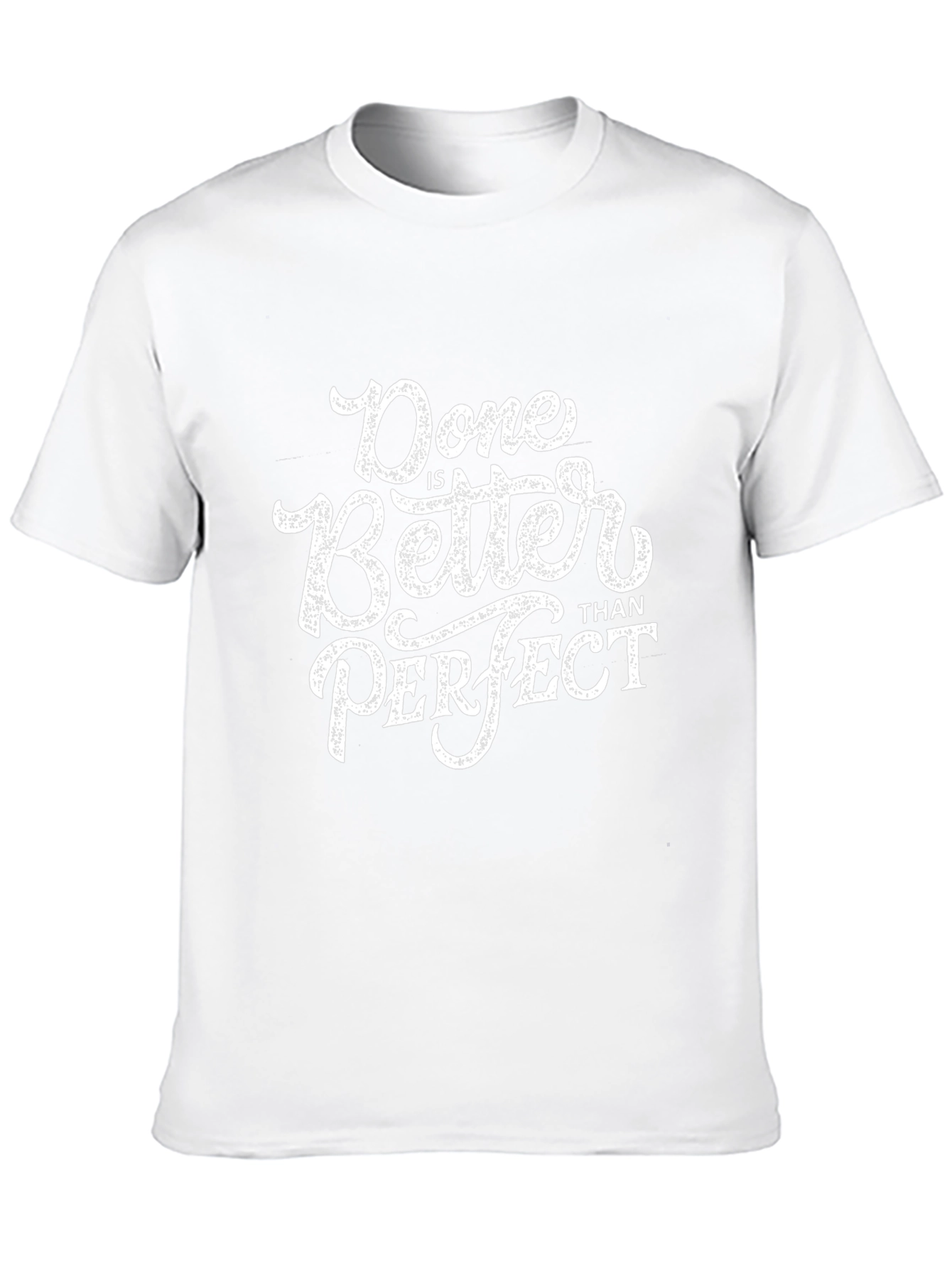 Done is Better Than Perfect Black T-Shirt