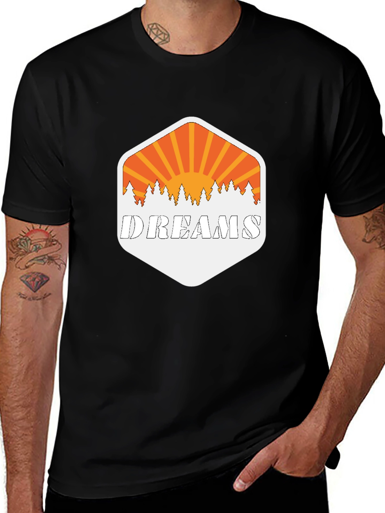 Dreams Graphic T-Shirt - Retro Nature Design