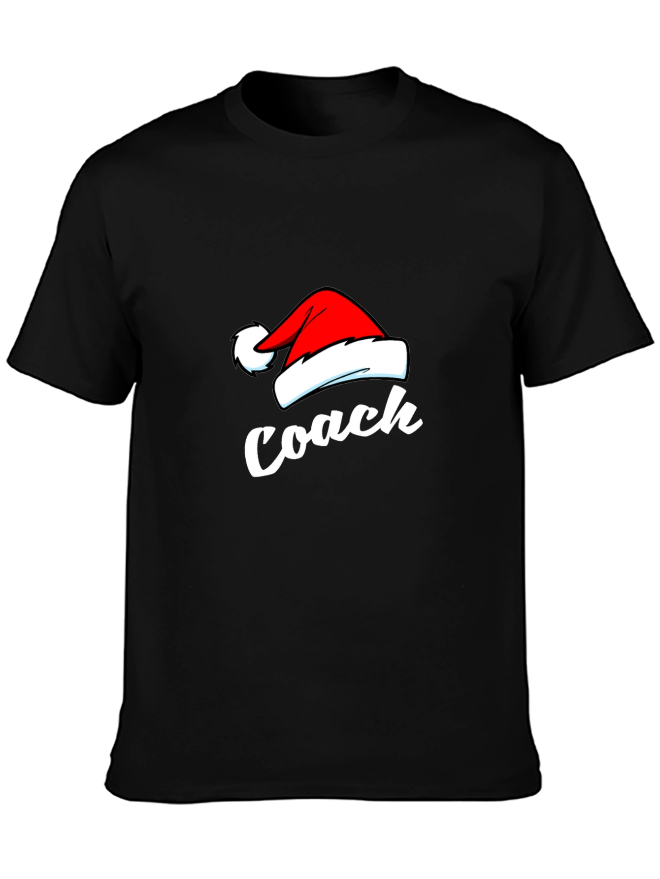 Coach Christmas Santa Hat Graphic Tee