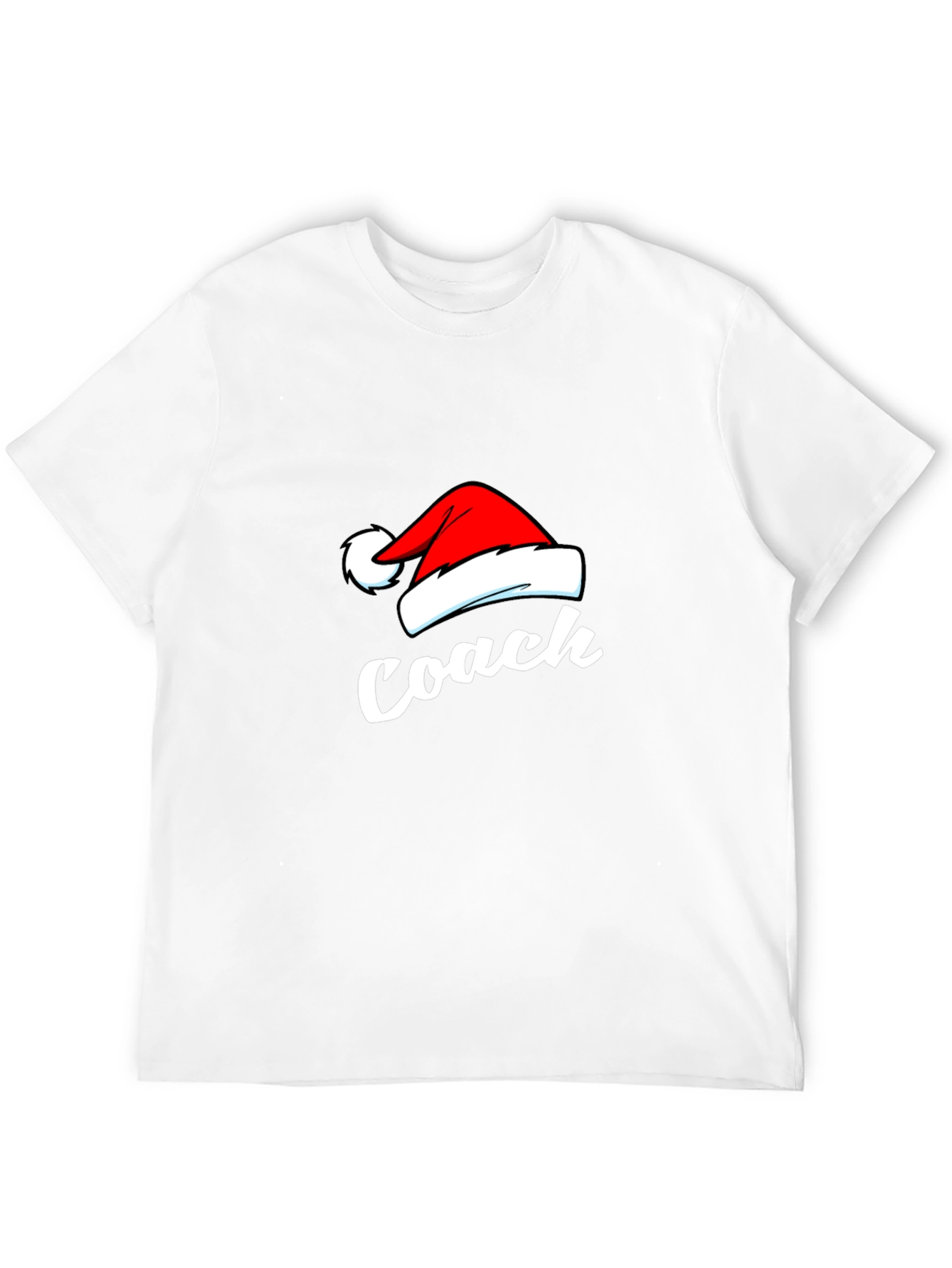 Coach Christmas Santa Hat Graphic Tee