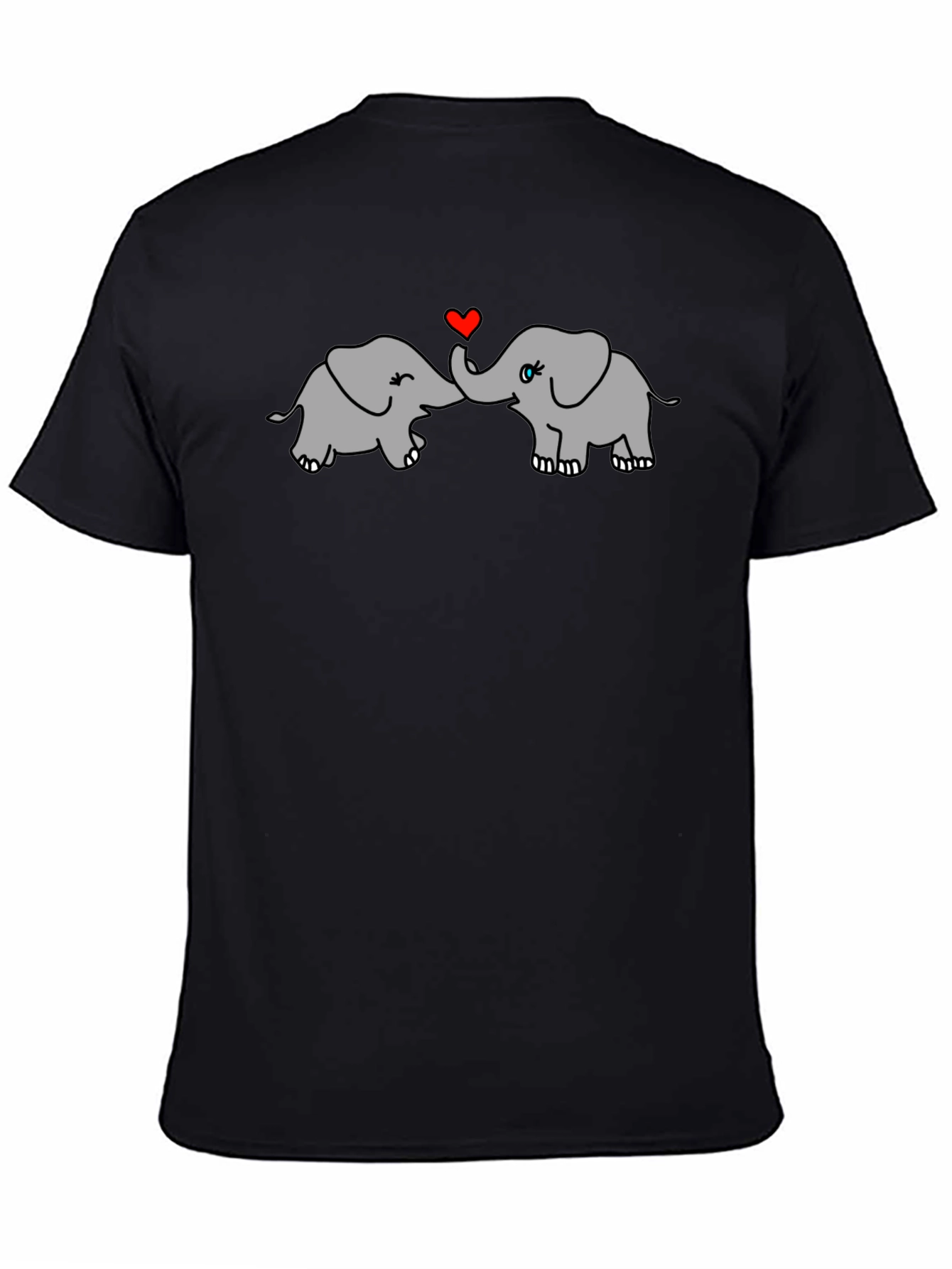 Elephant Love T-Shirt - Cute Animal Graphic Tee