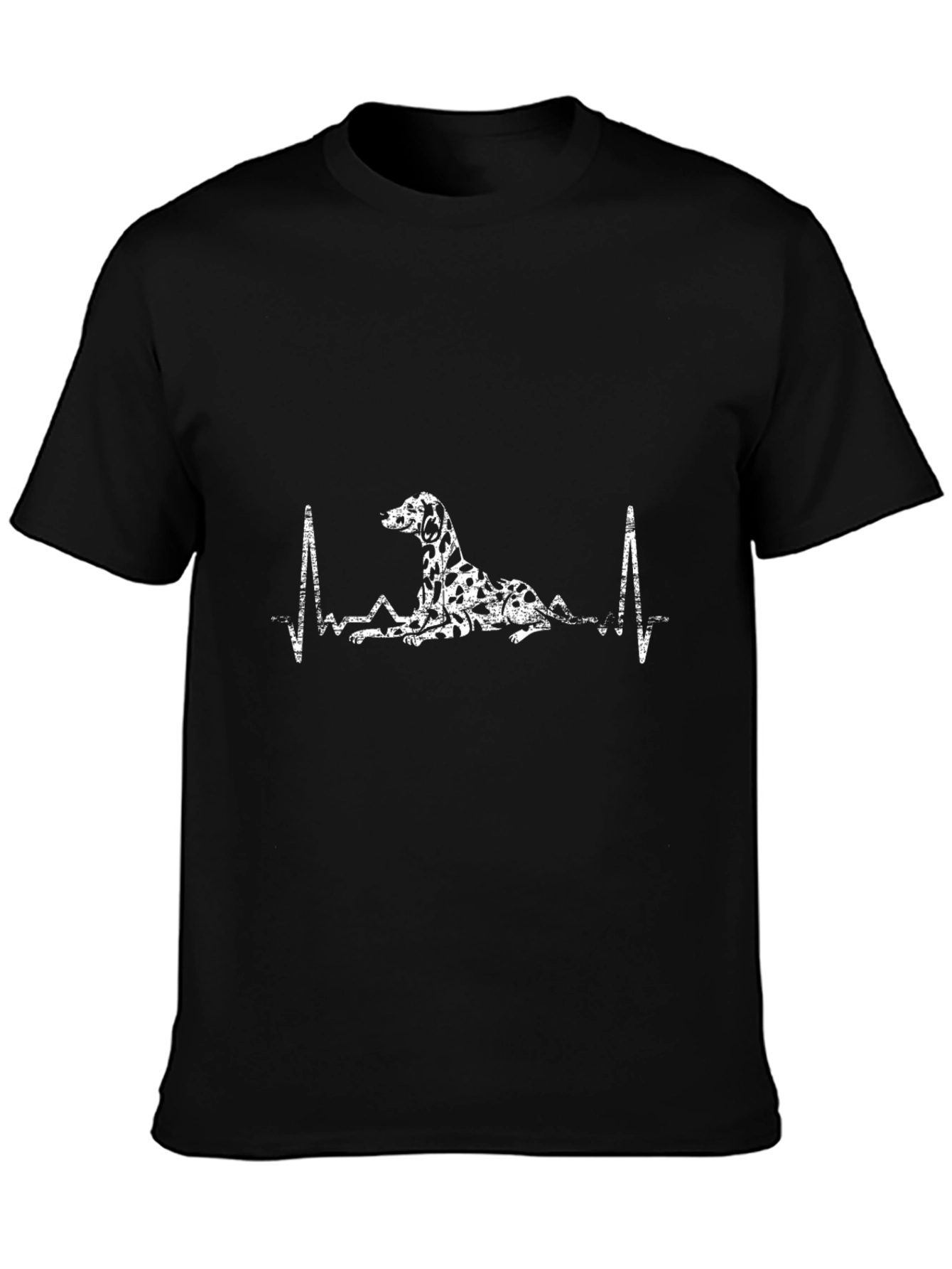 Dalmatian Heartbeat T-Shirt - Dog Lover Tee