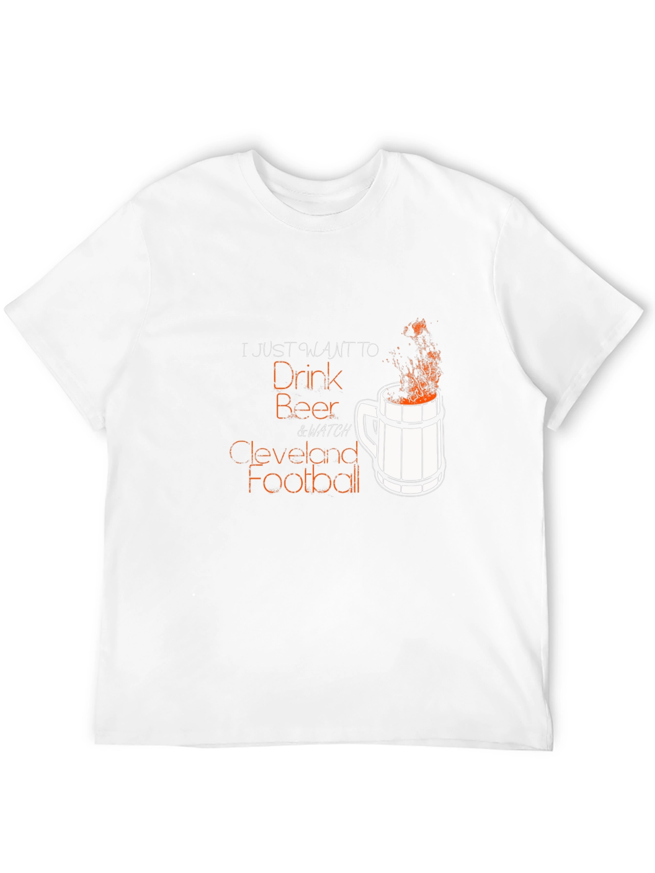 Cleveland Football Beer T-Shirt