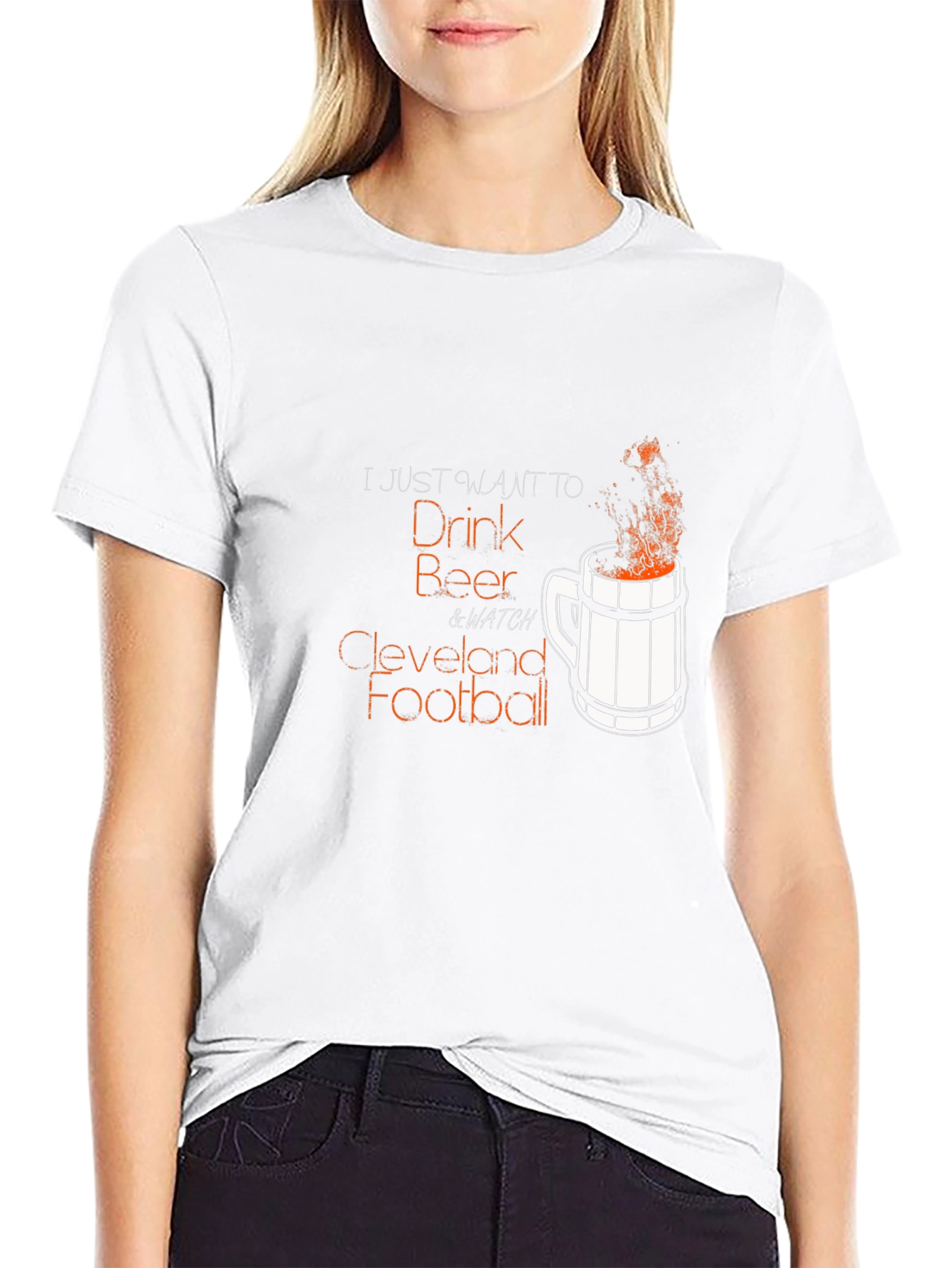 Cleveland Football Beer T-Shirt