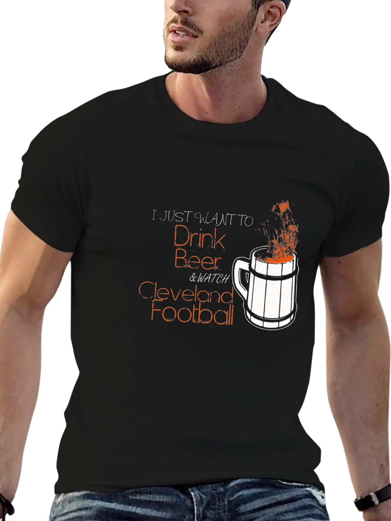 Cleveland Football Beer T-Shirt