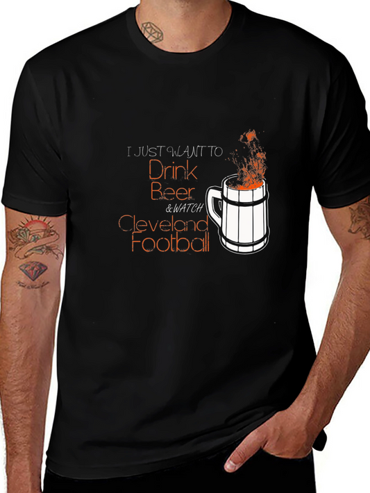 Cleveland Football Beer T-Shirt
